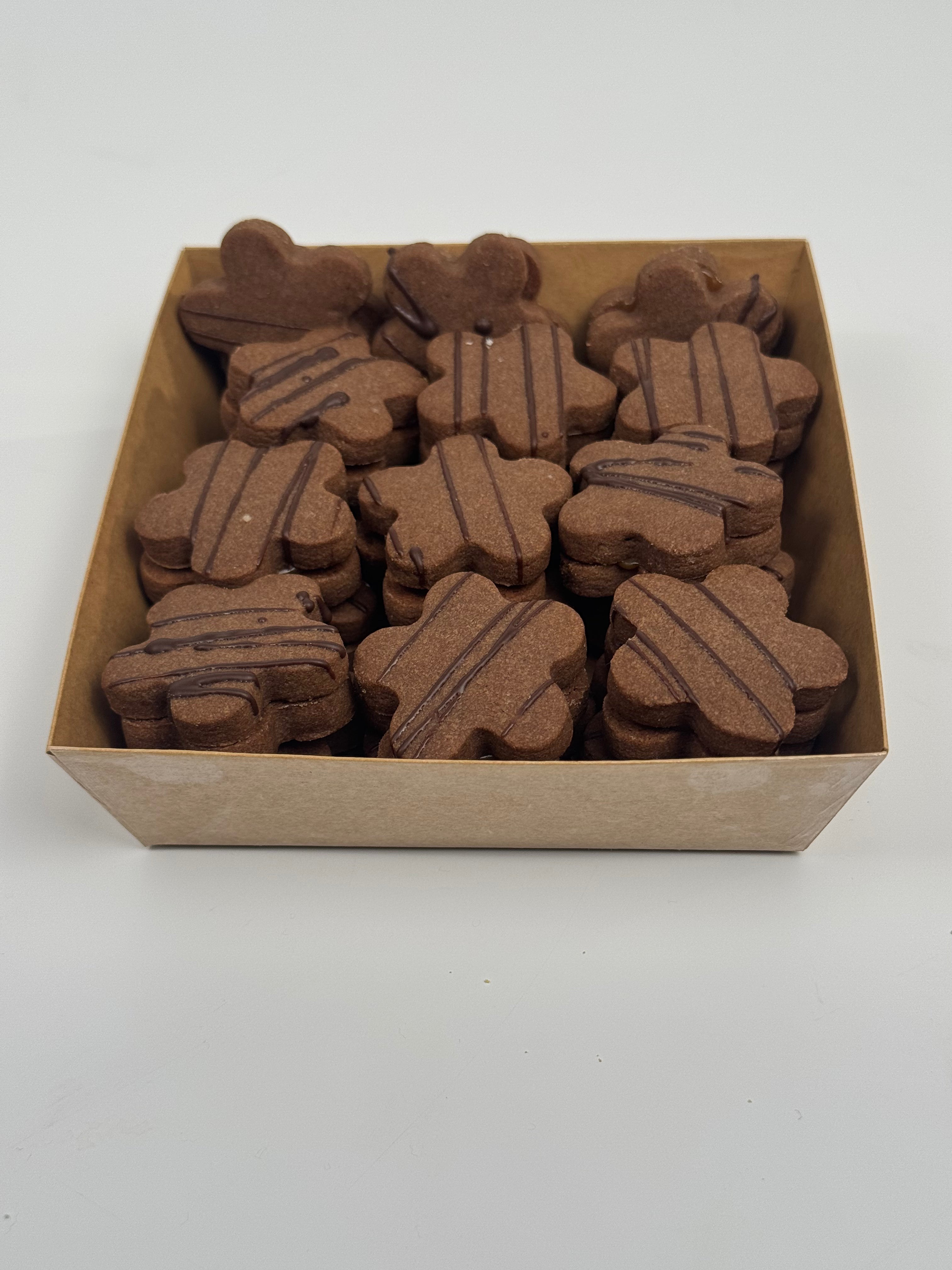 Chocolate Caramel Cookies - شکلاتی کاراملی