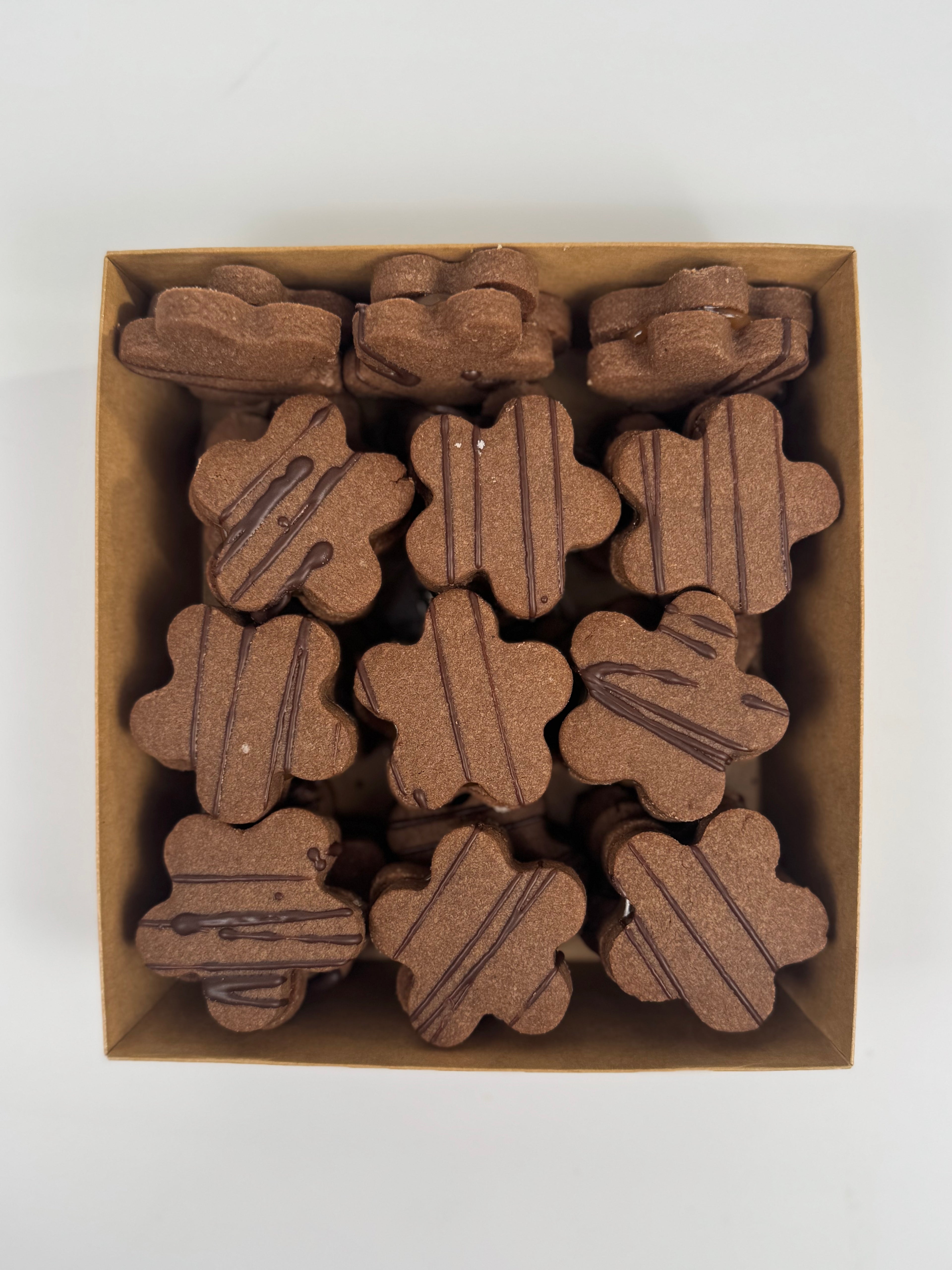 Chocolate Caramel Cookies - شکلاتی کاراملی