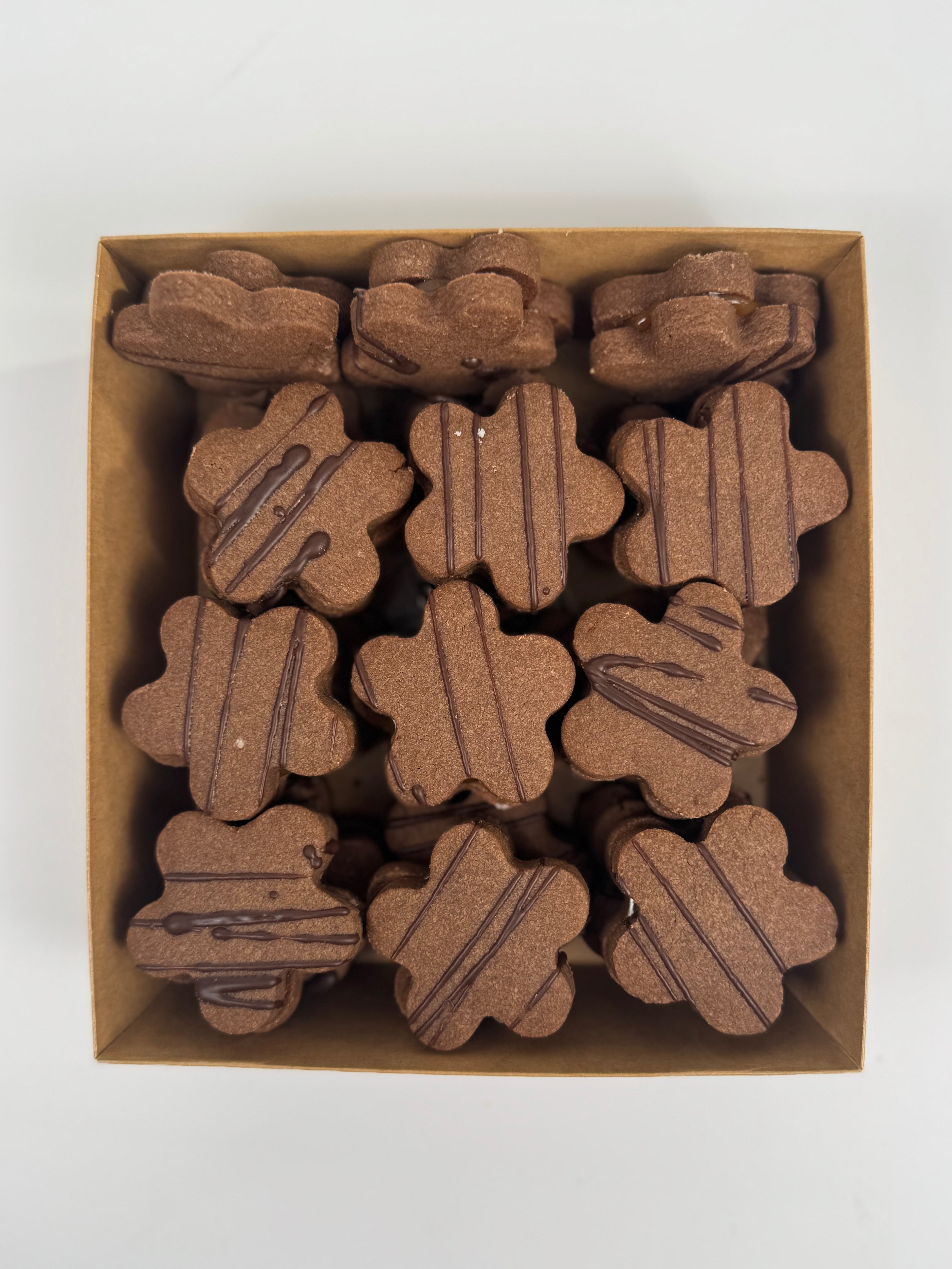 Chocolate Caramel Cookies - شکلاتی کاراملی