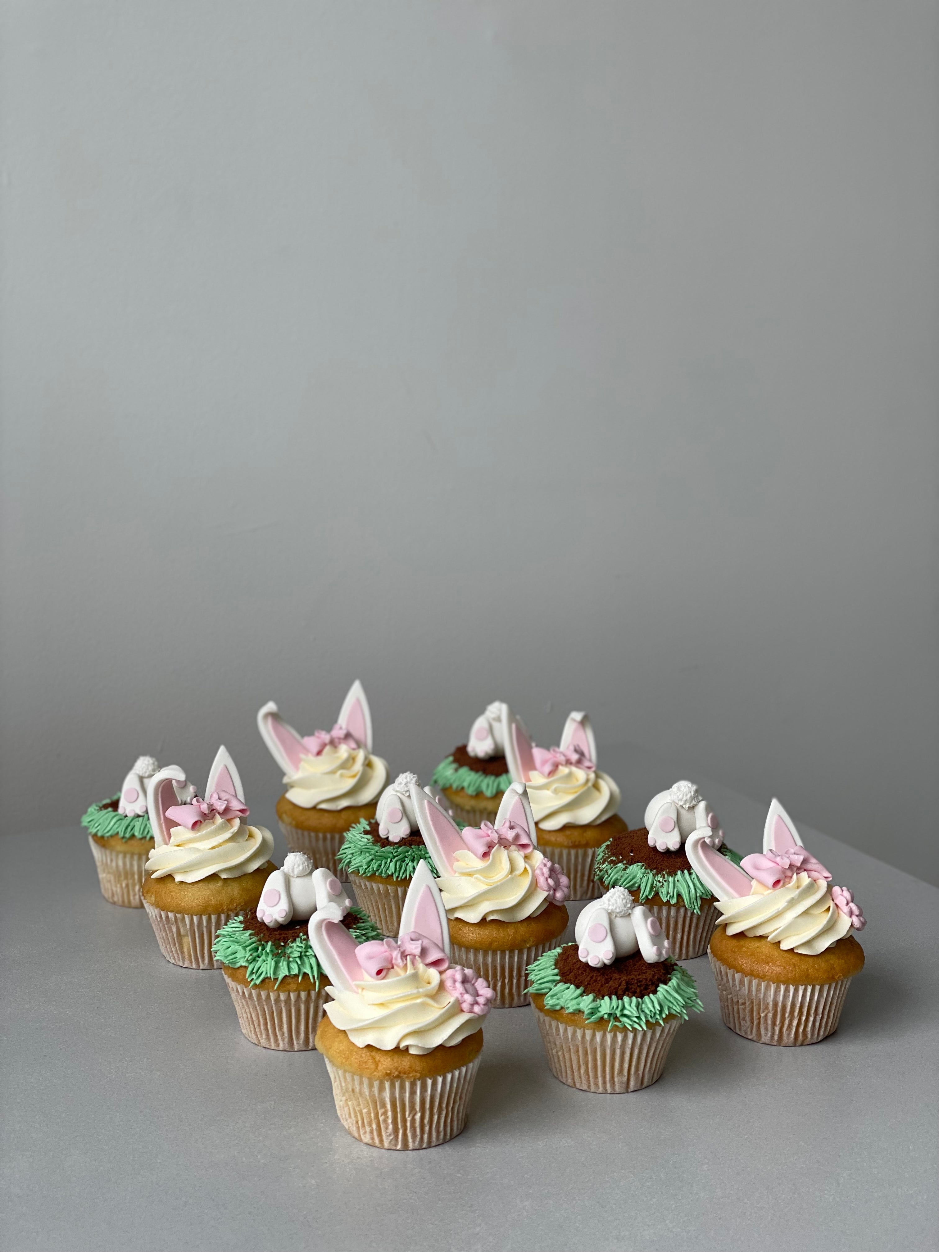 Bunny Garden Cupcakes