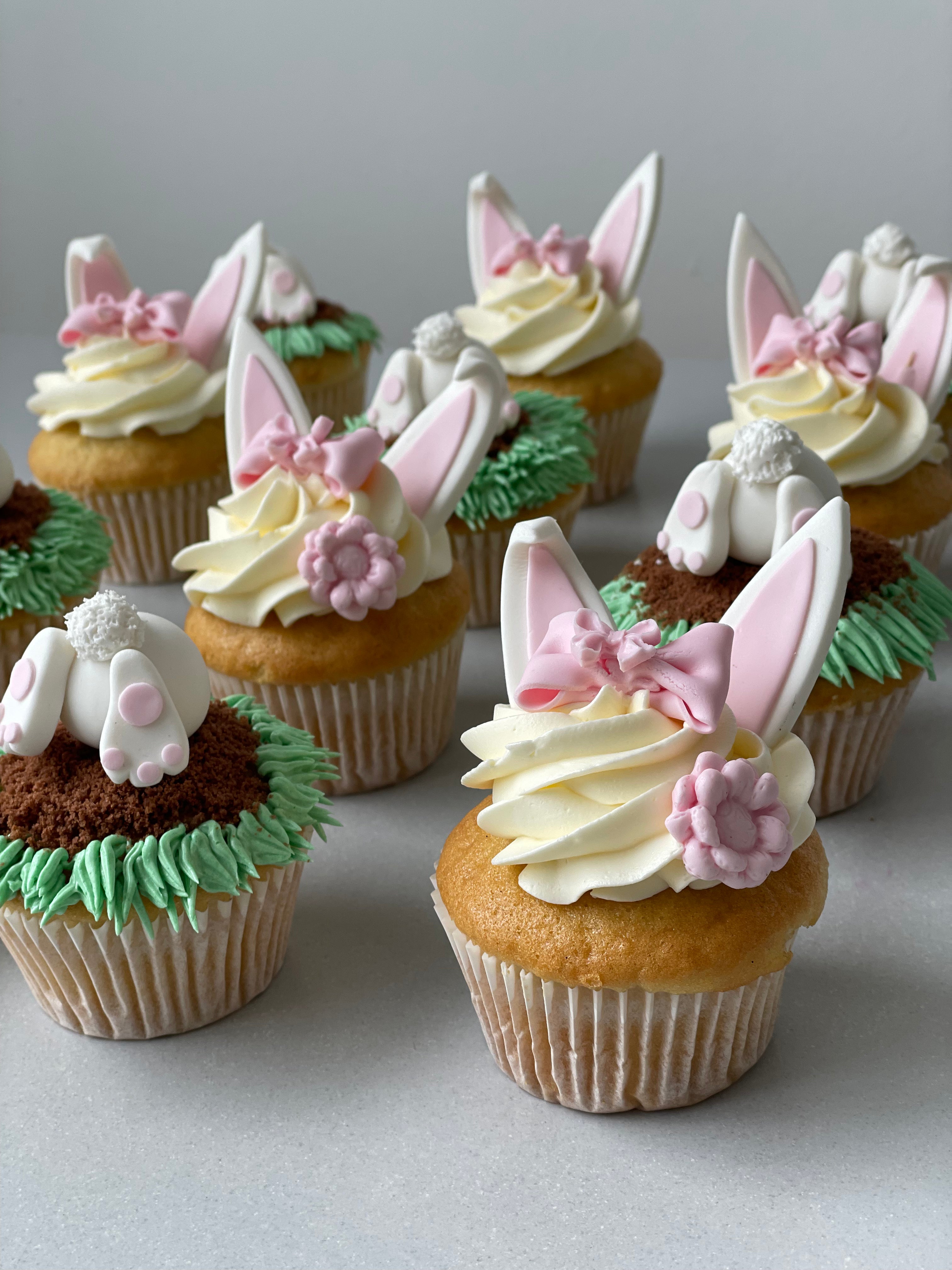Bunny Garden Cupcakes