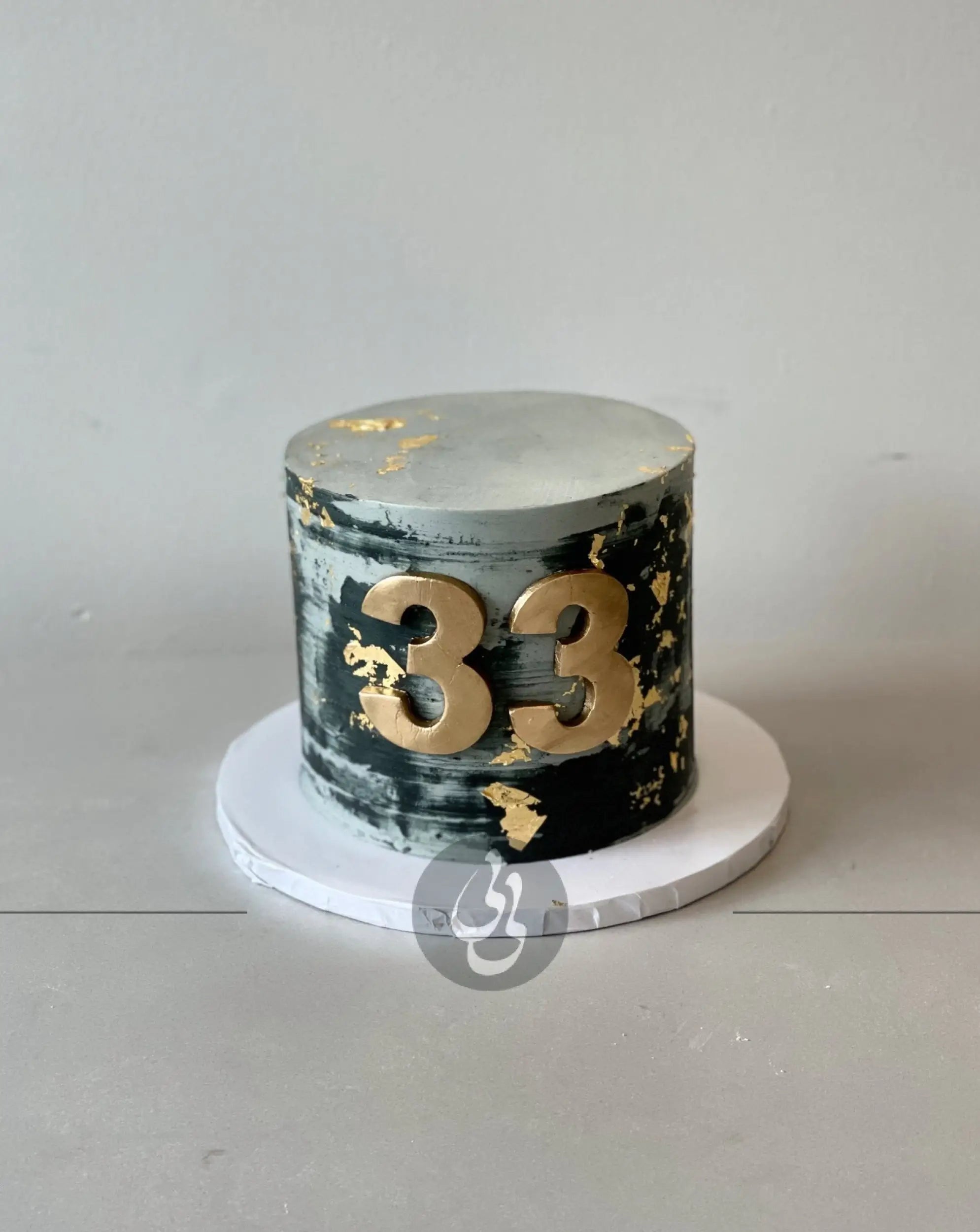 Abstract buttercream art cake - custom cake