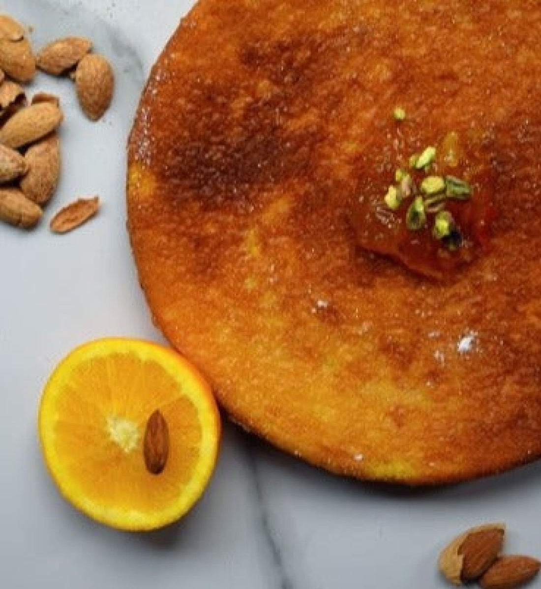 Almond orange cake (no-gluten no-dairy) - classic cake