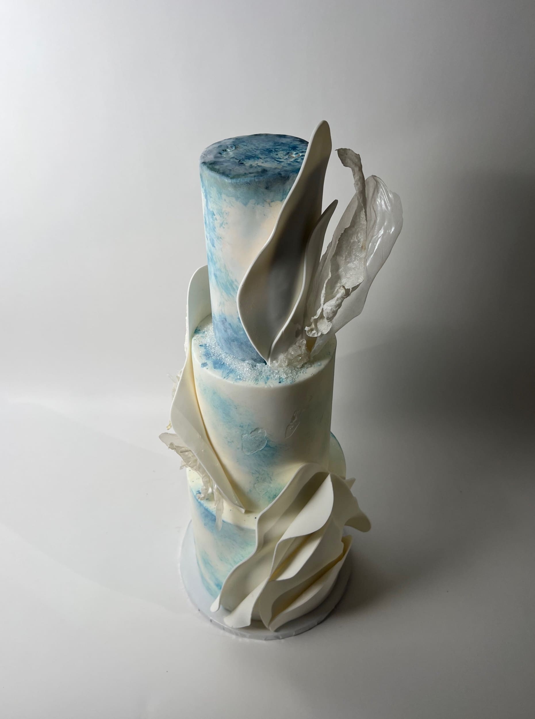Architectural sails - wedding cake