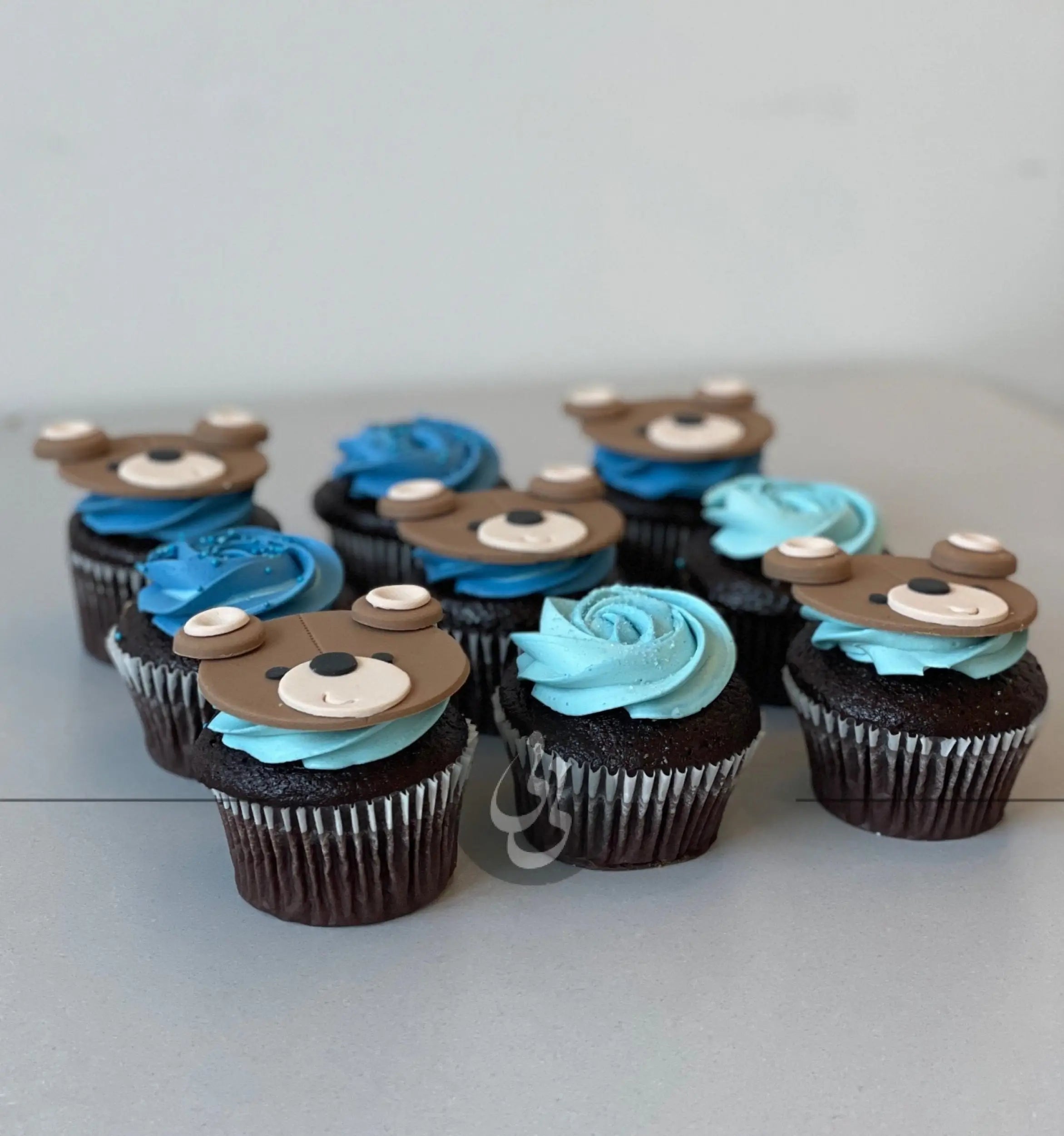 Bear face cupcake - cupcake