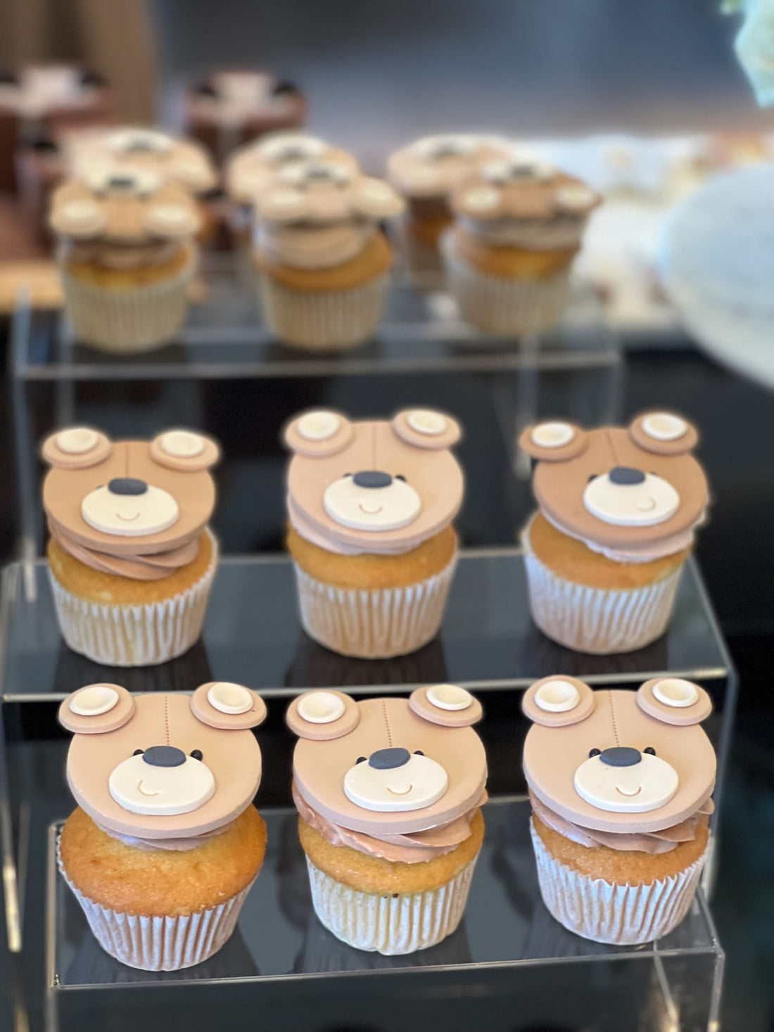 Bear face cupcake - cupcake