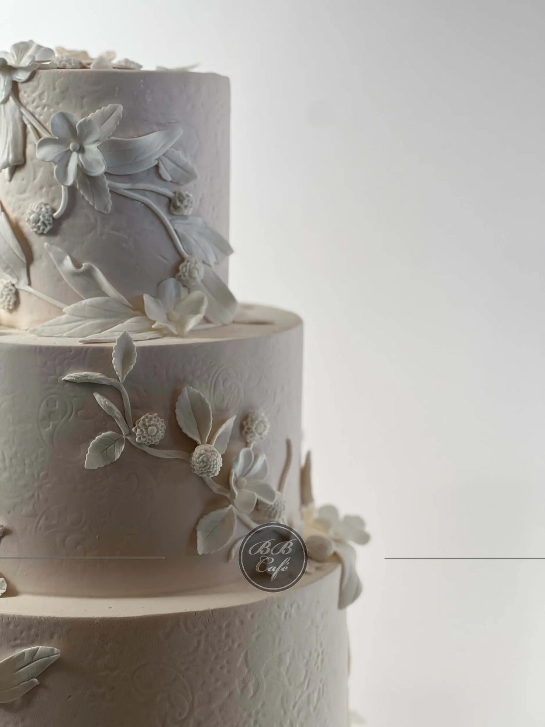 Buds &amp; blossoms - wedding cake