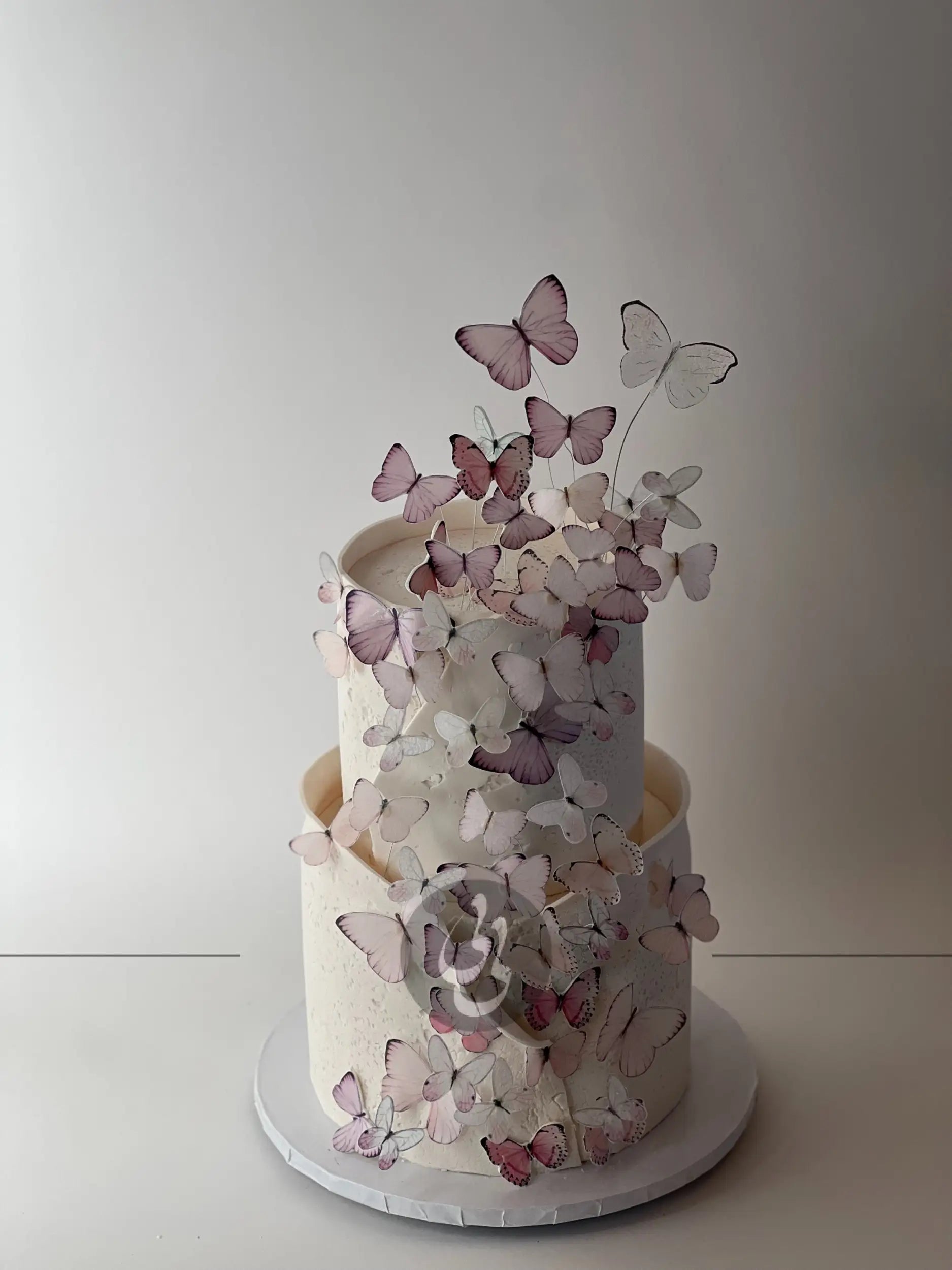 Flight of the butterflies - wedding cake