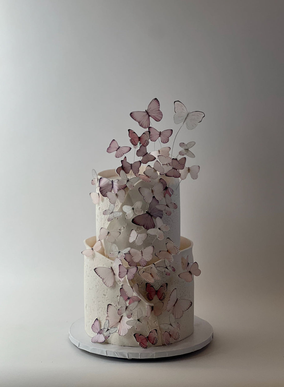 Flight of the butterflies - wedding cake