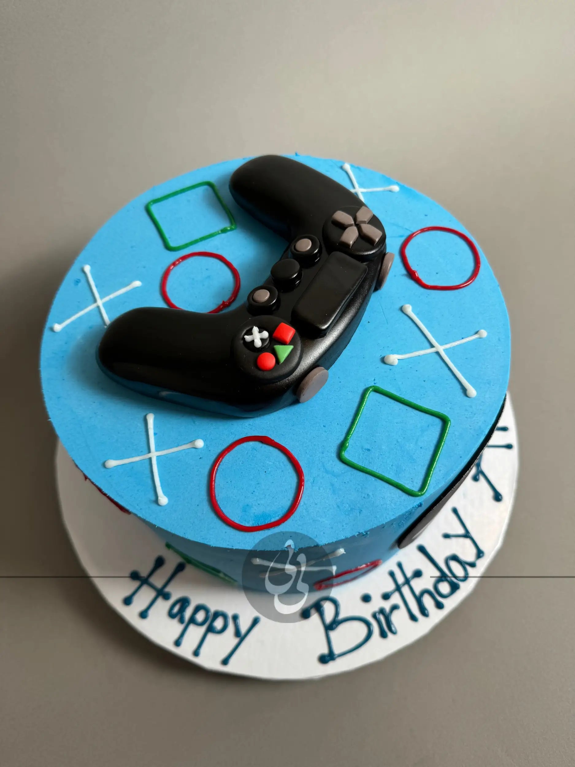 Gamer playstation & joystick - custom cake