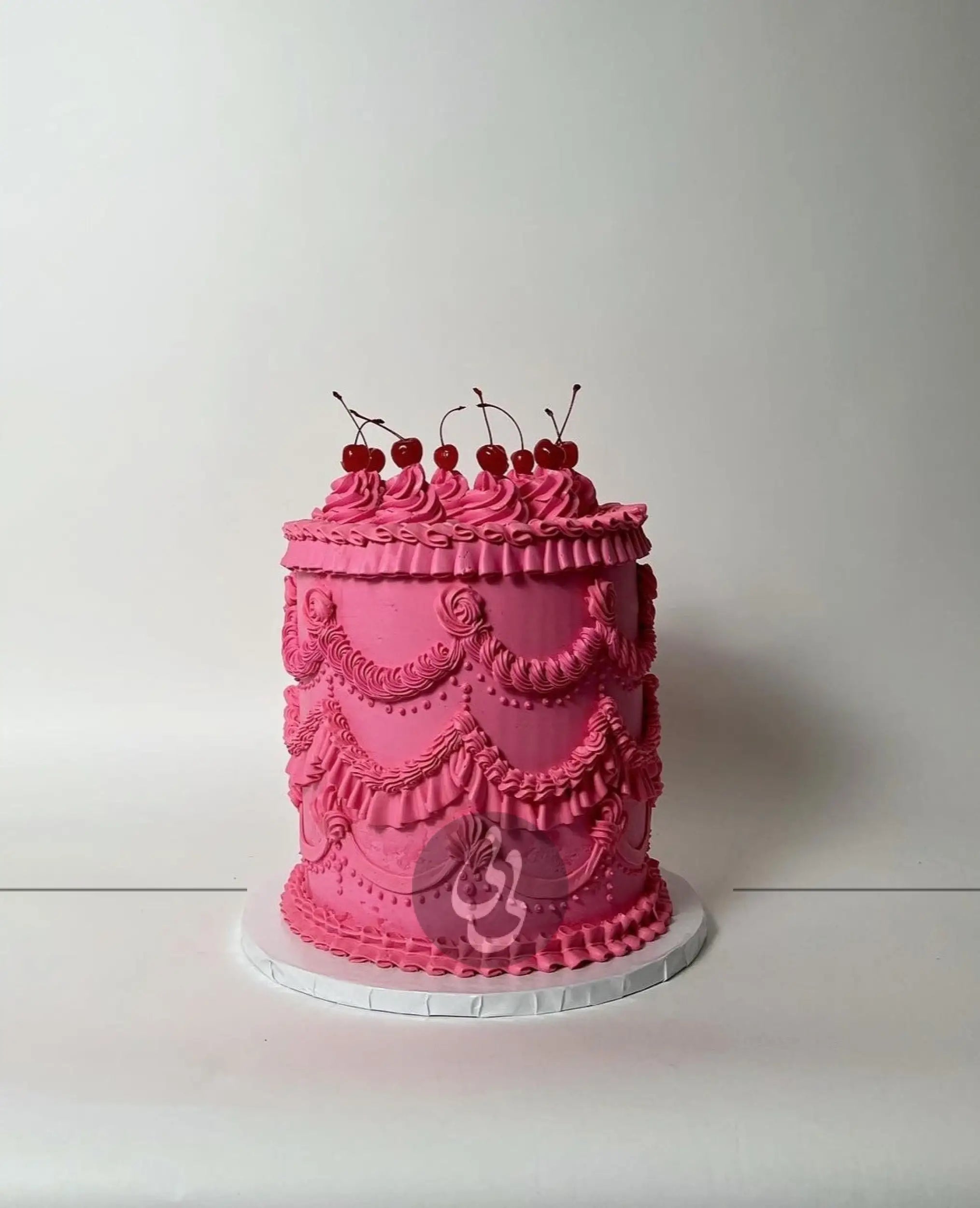 Lambeth on buttercream - custom cake