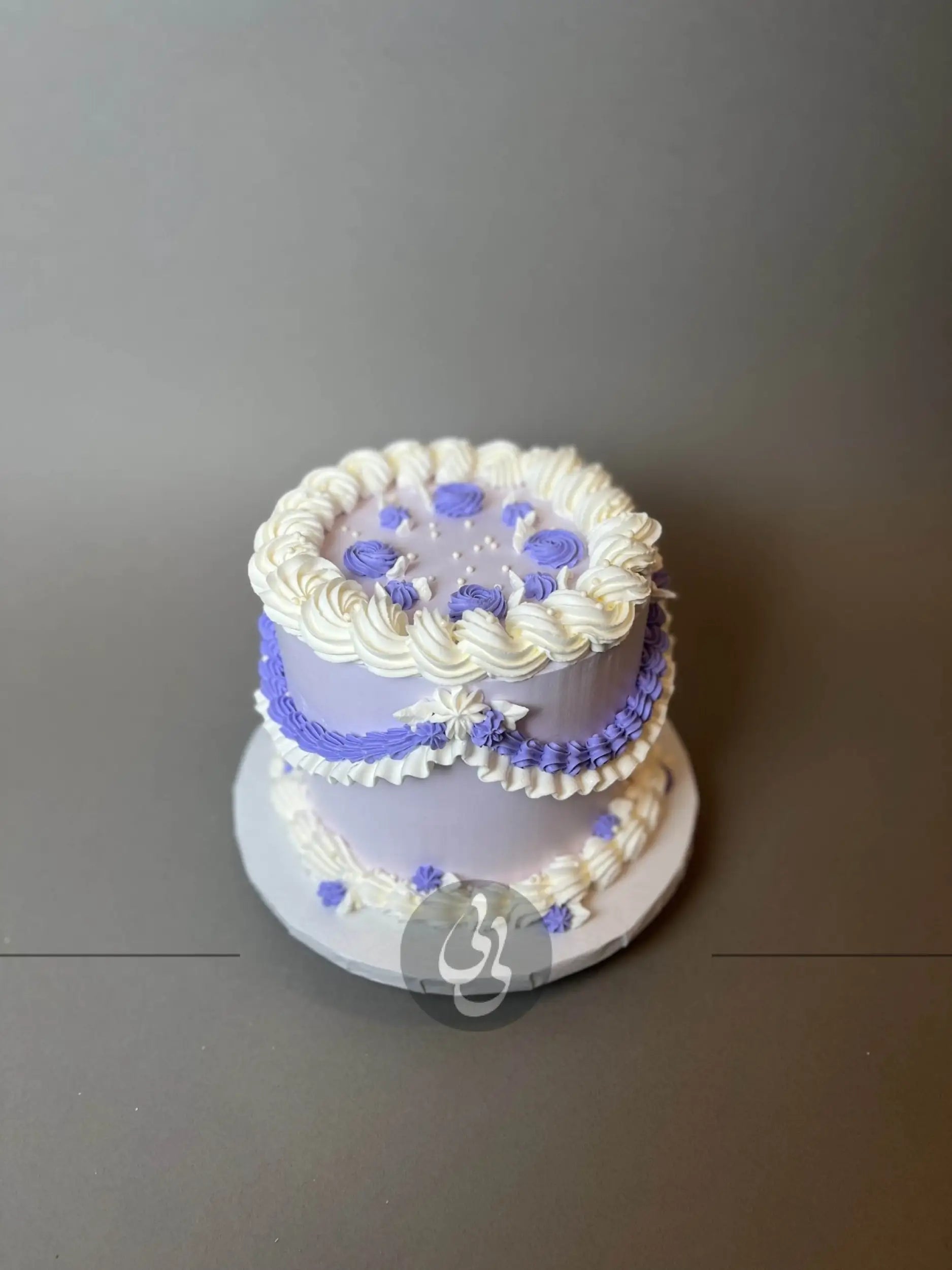 Lambeth on whipped cream - custom cake