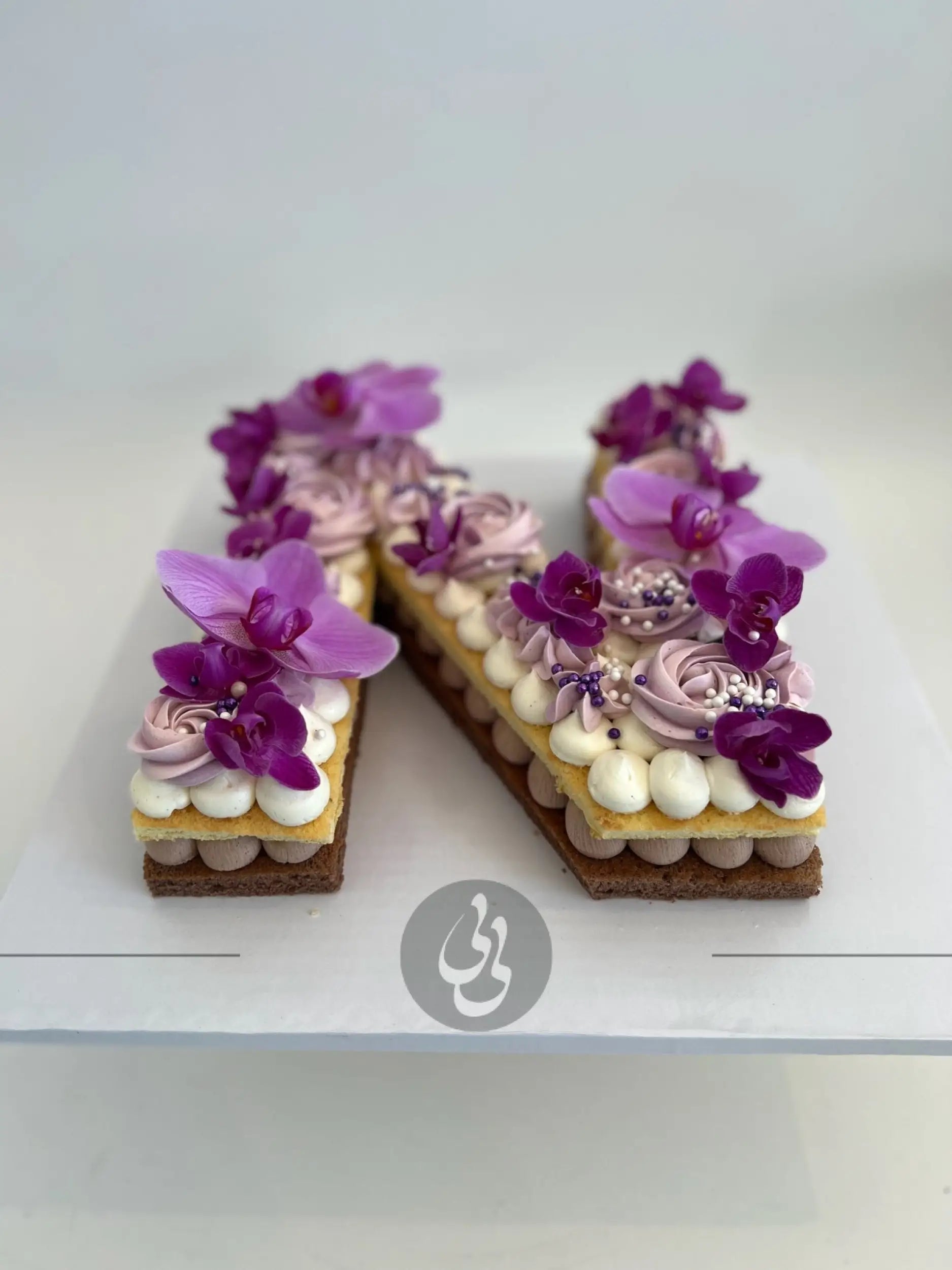 Letter/number cake in buttercream - custom cake