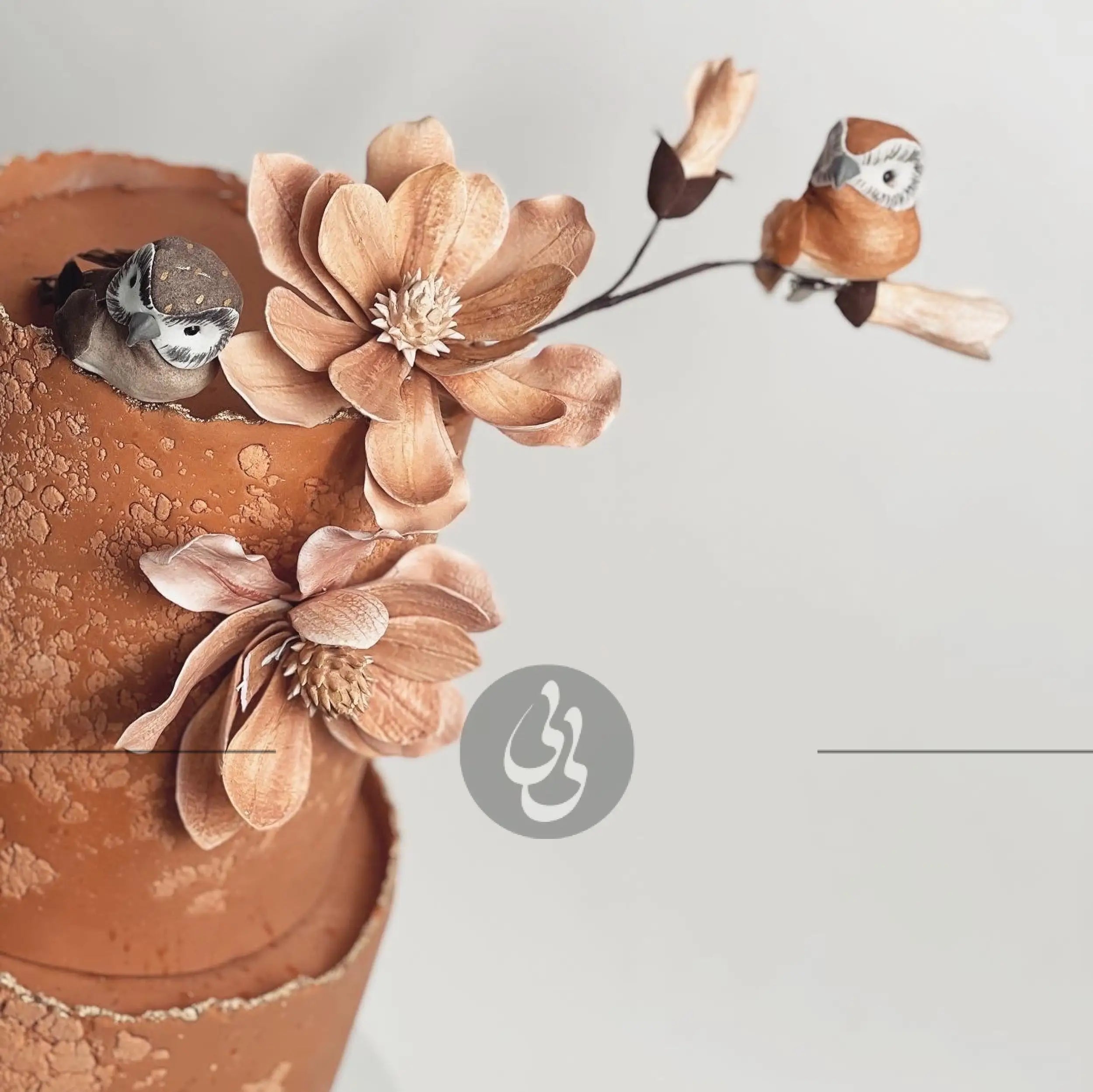 Love birds - wedding cake