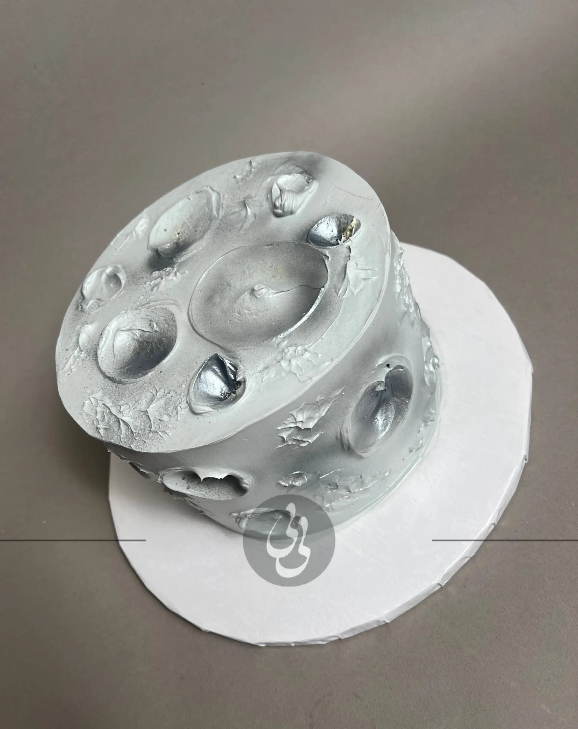 Moon in whipped cream - custom cake