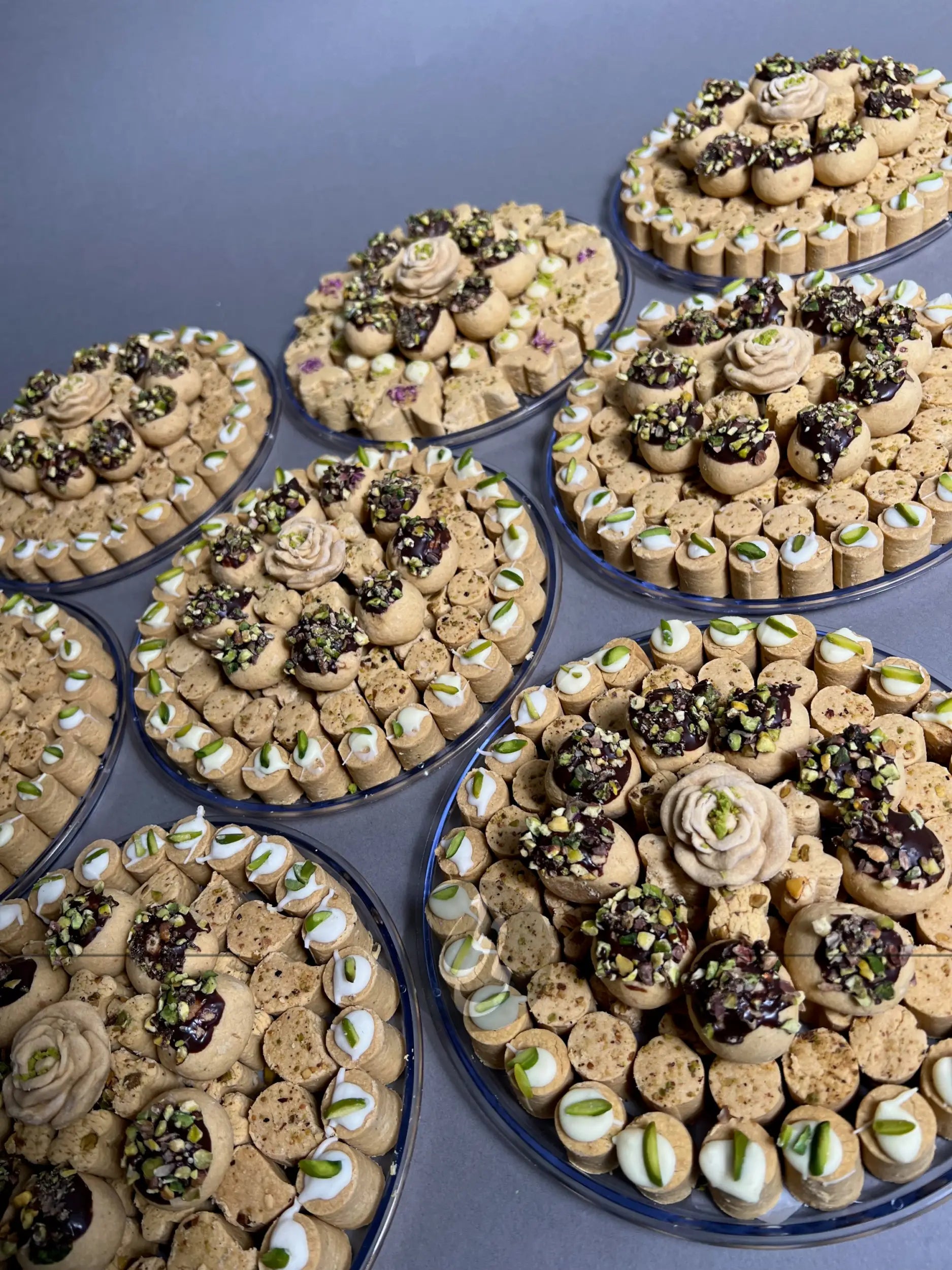 Norouz chickpea cookies assorted - شیرینی نخودچی مخلوط - pastry