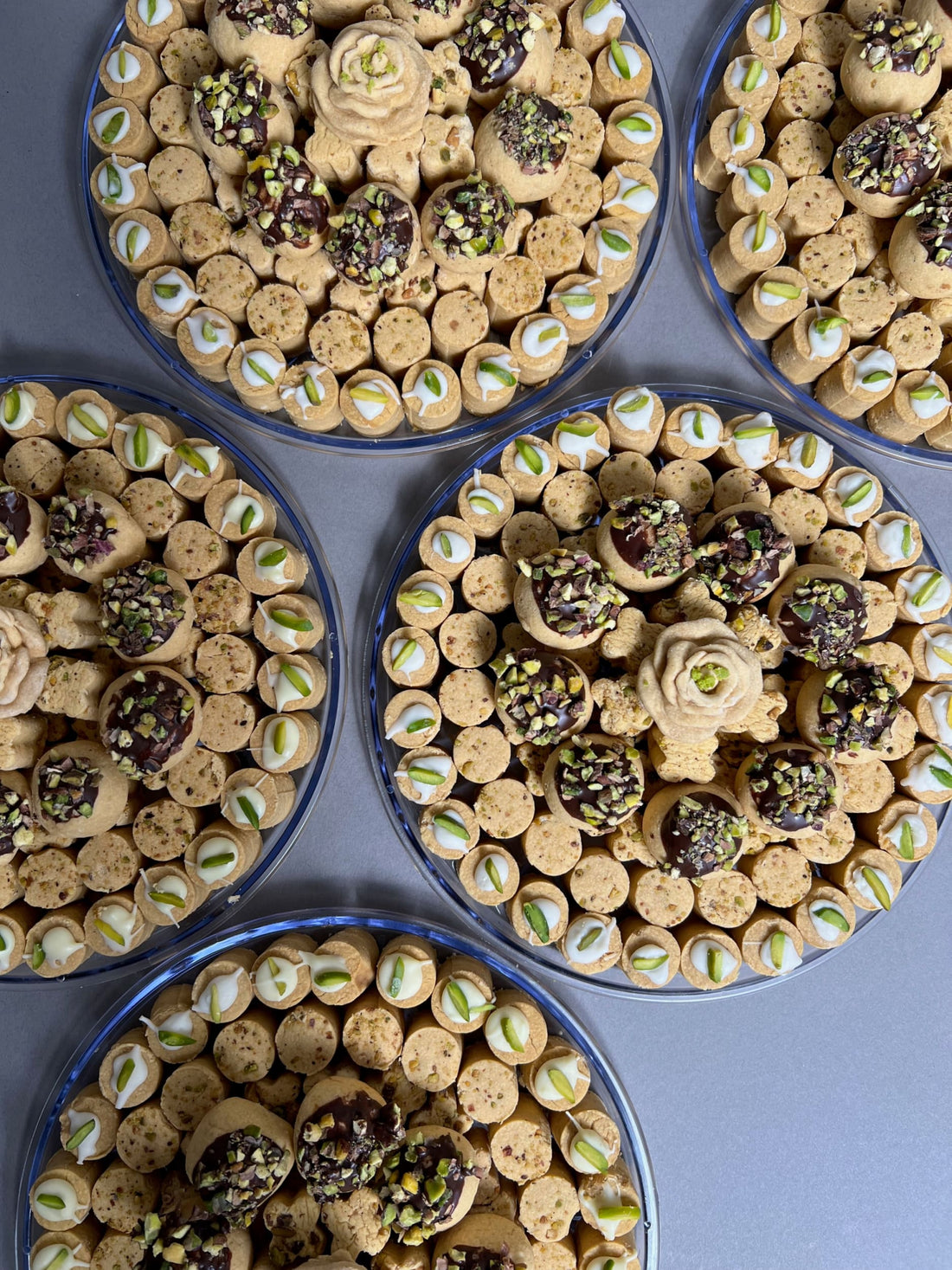 Norouz chickpea cookies assorted - شیرینی نخودچی مخلوط - pastry