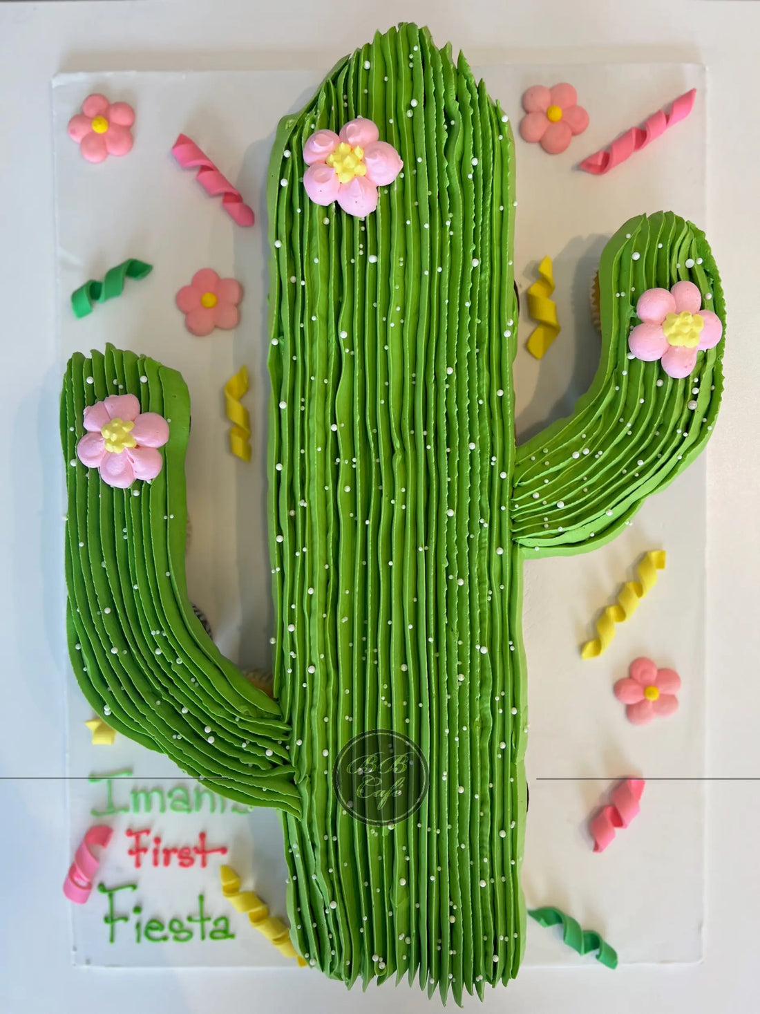 Pull - apart cactus cupcake