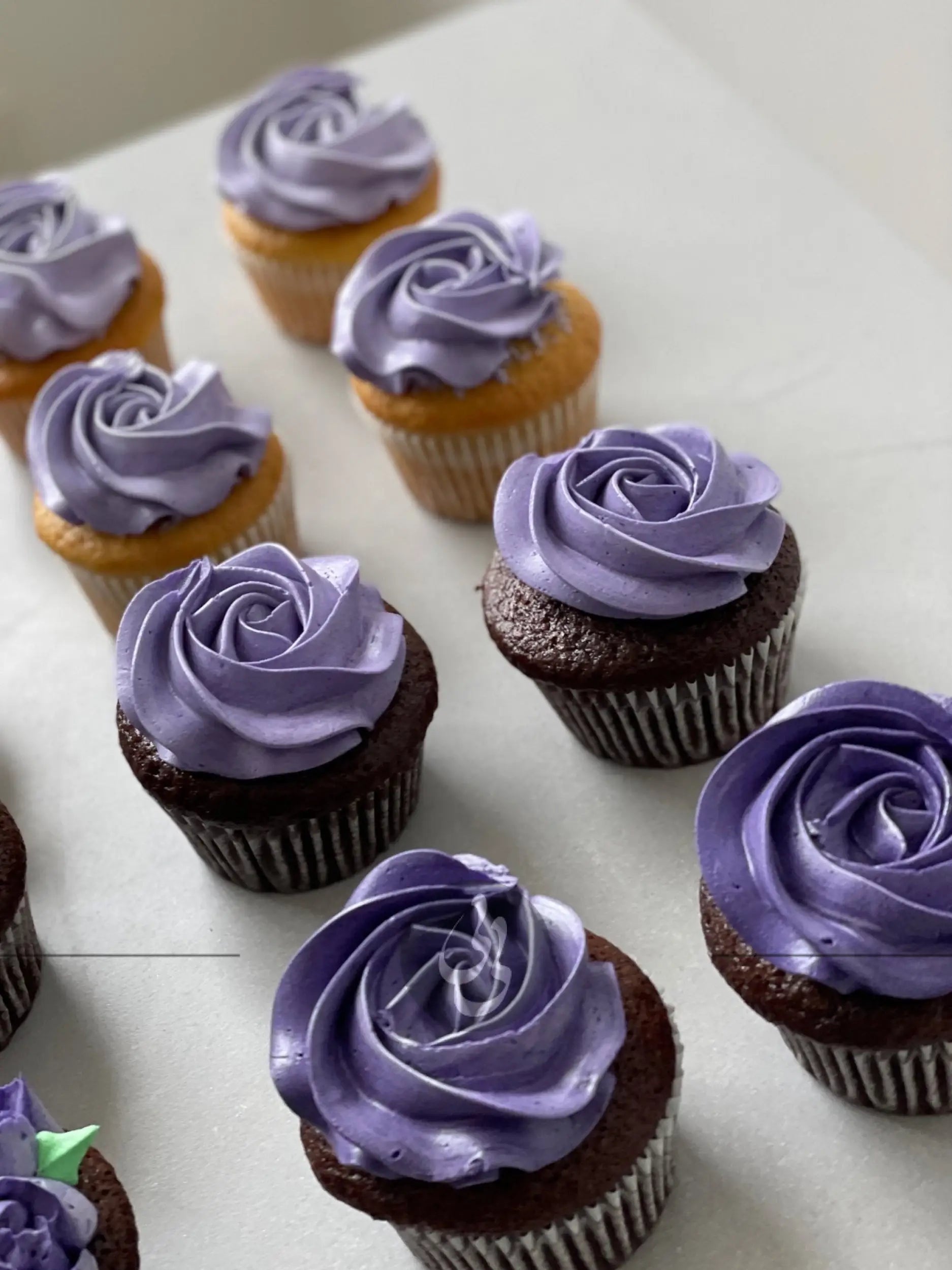 Rosette cupcake - cupcake