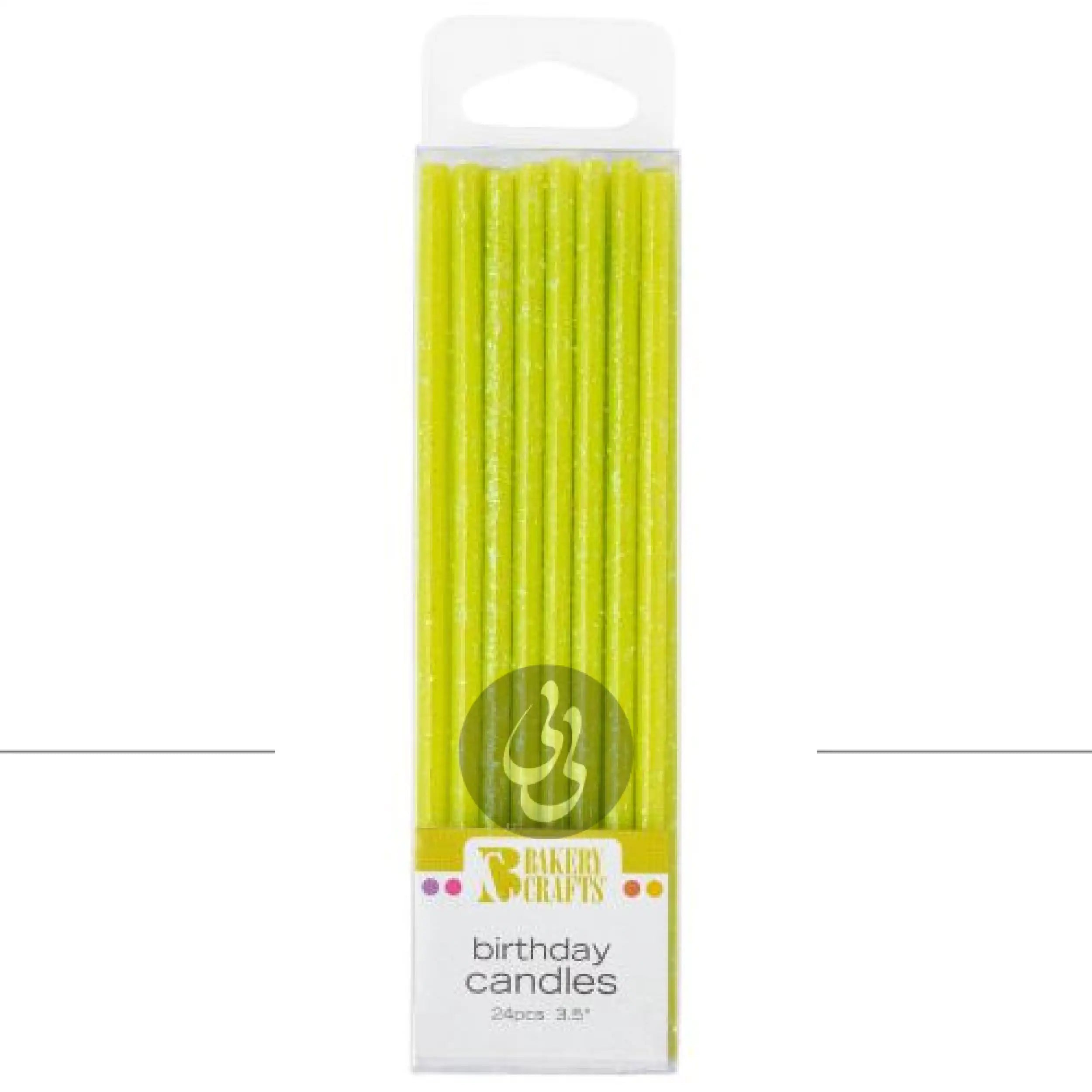 Slim glitter candles - accessories