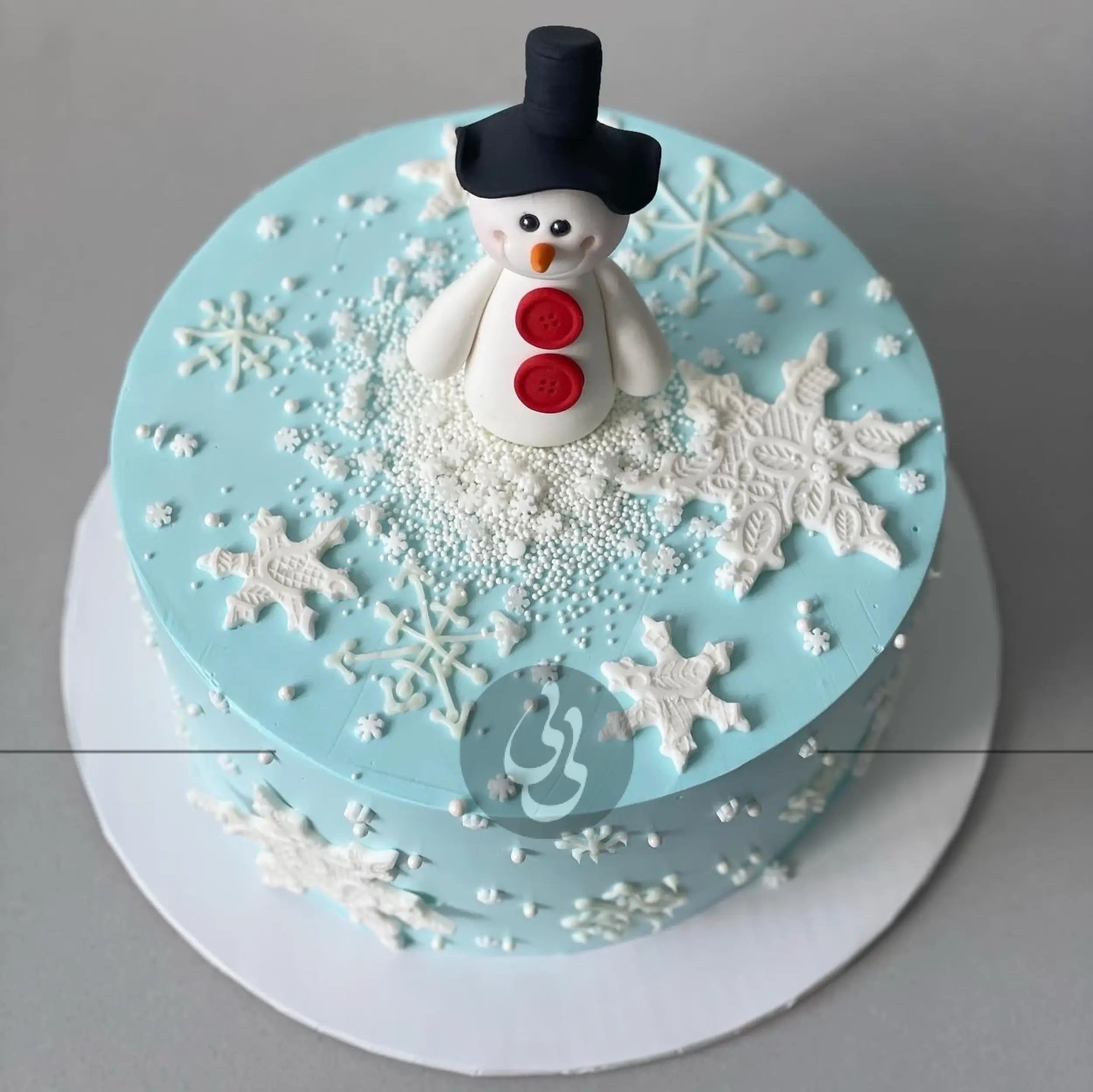 Snowman’s winter magic cake - custom cake