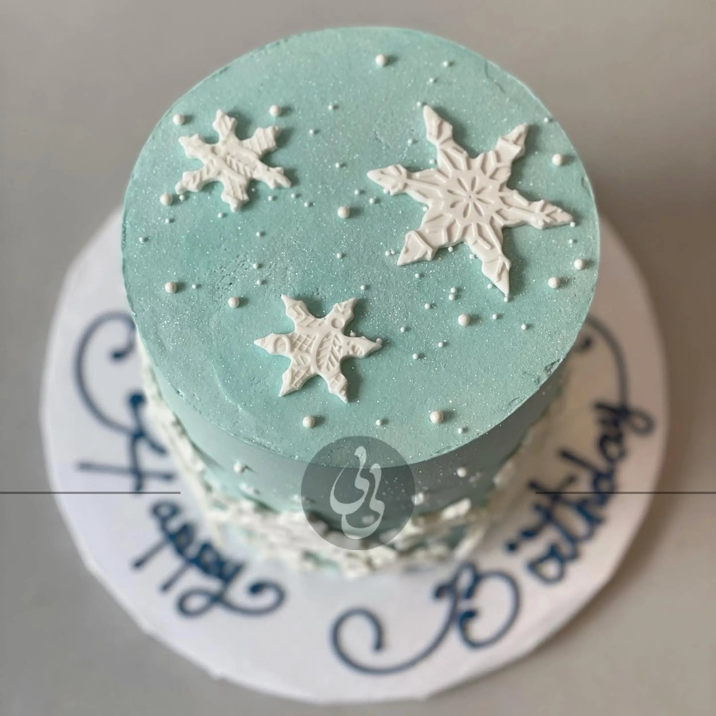 Snowman’s winter magic cake - custom cake