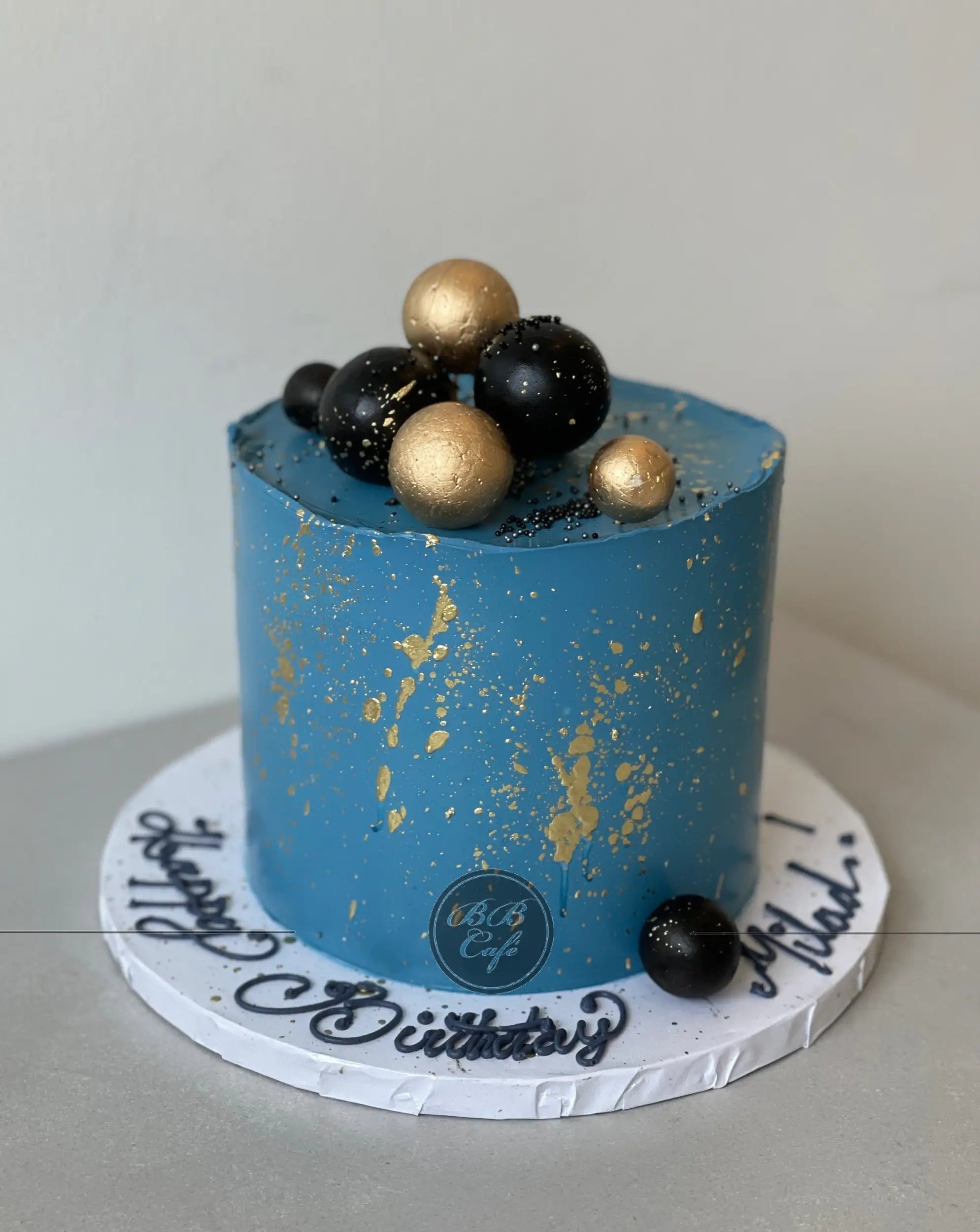 Splashed & Textured Spheres On Buttercream - BB Cafe & Bake – BB Cafe ...