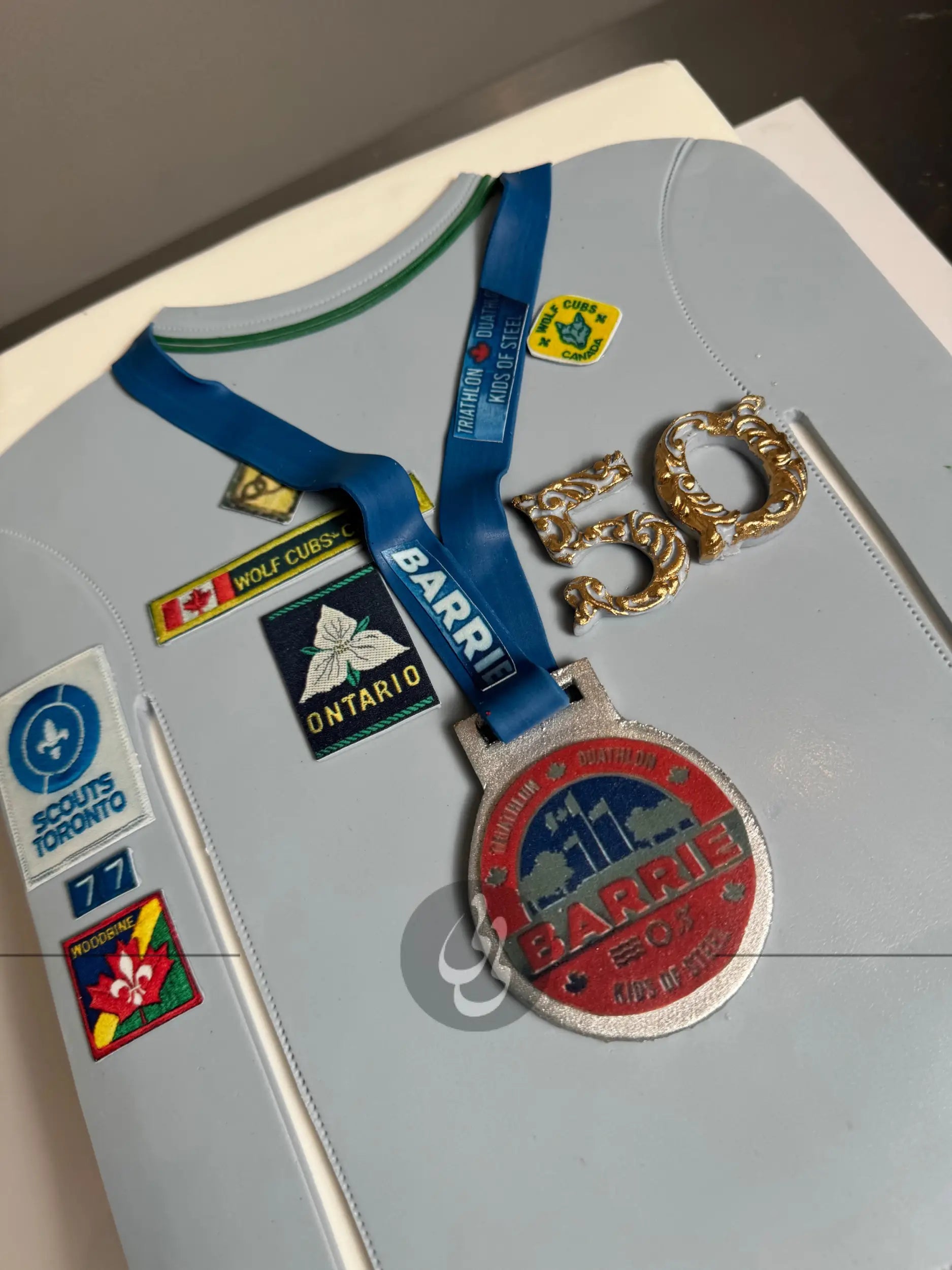 Sports jersey cake - custom cake