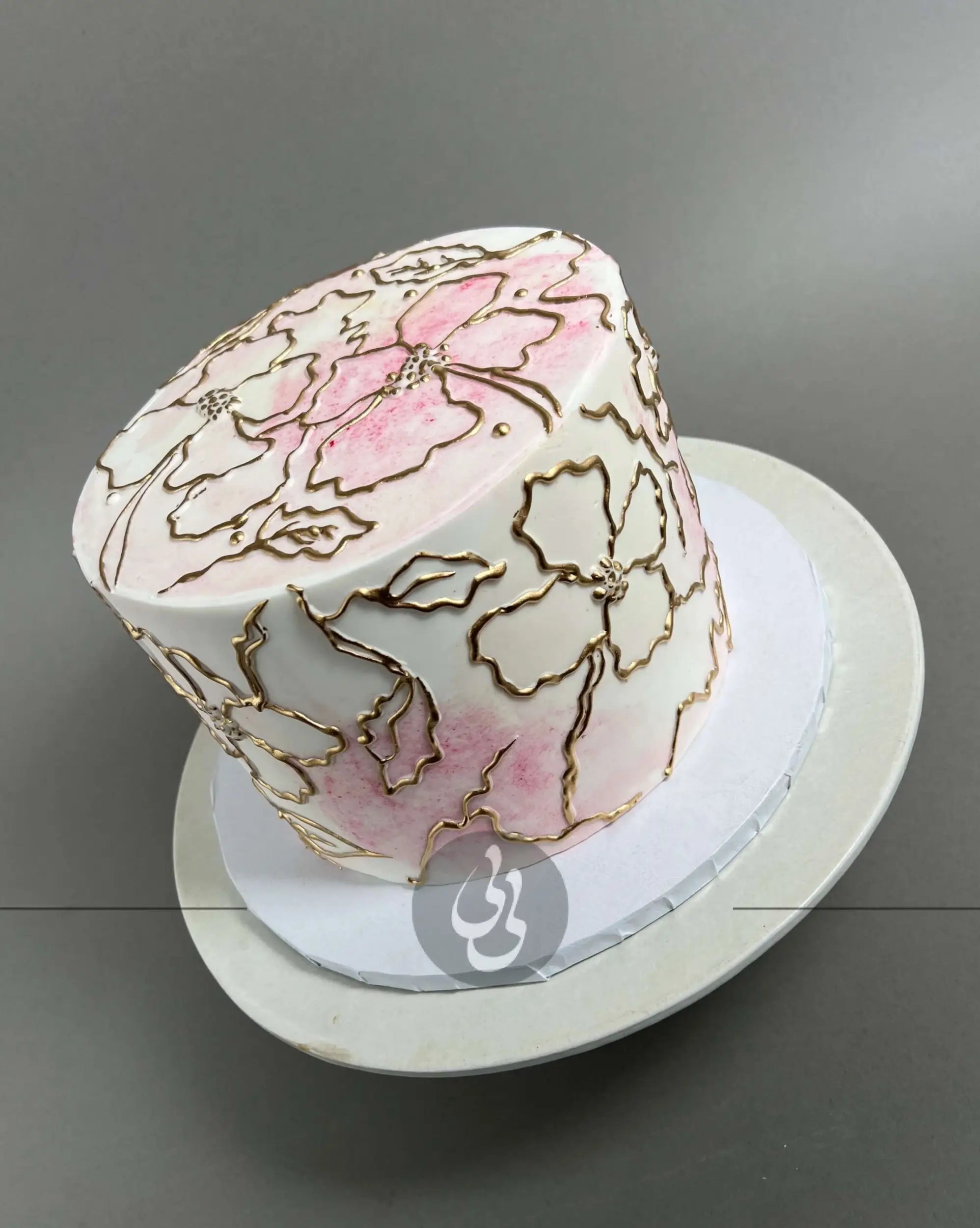 Stained glass fondant cake - custom cake
