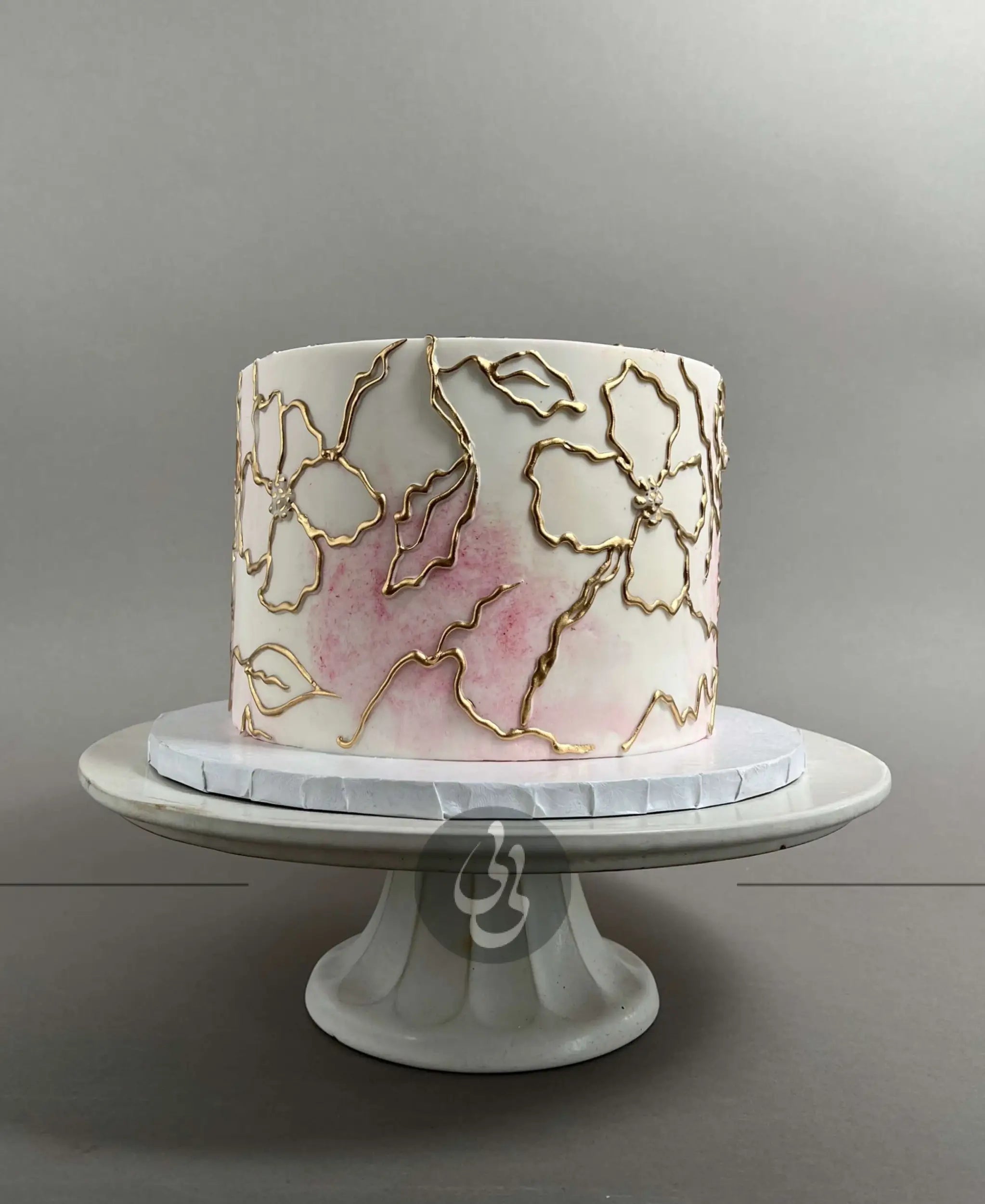 Stained glass fondant cake - custom cake