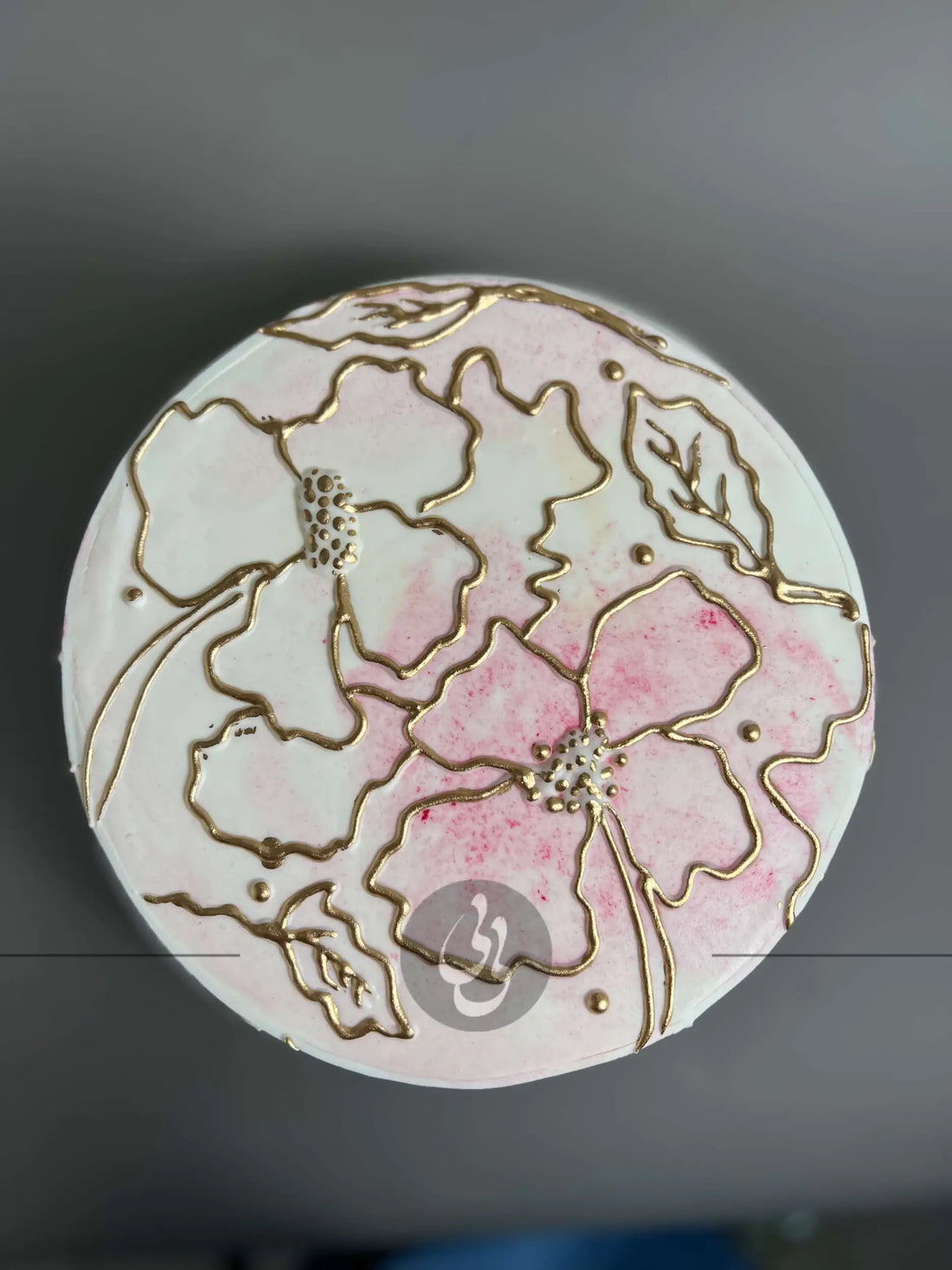 Stained glass fondant cake - custom cake