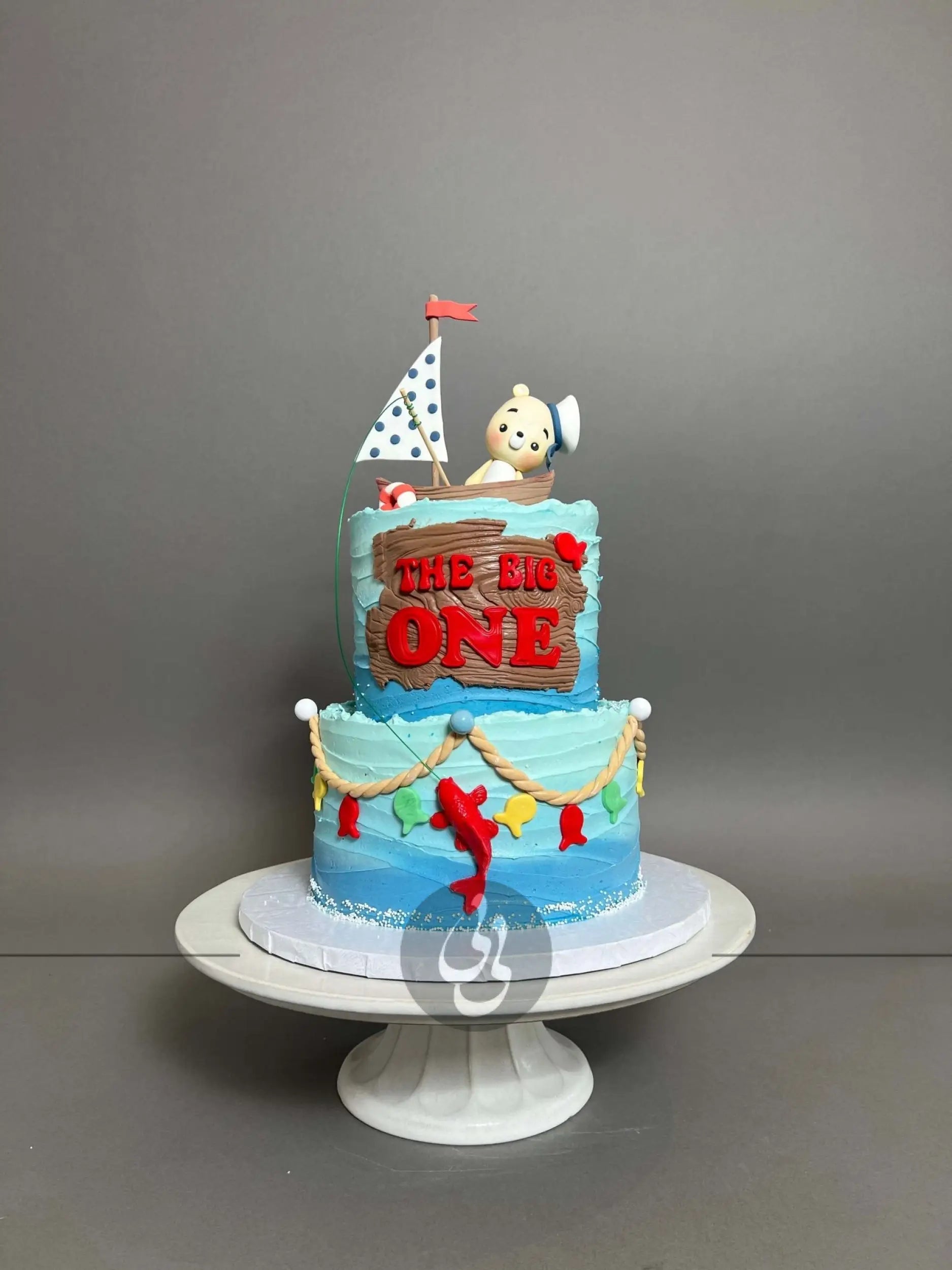 The big ’one’ on buttercream - custom cake