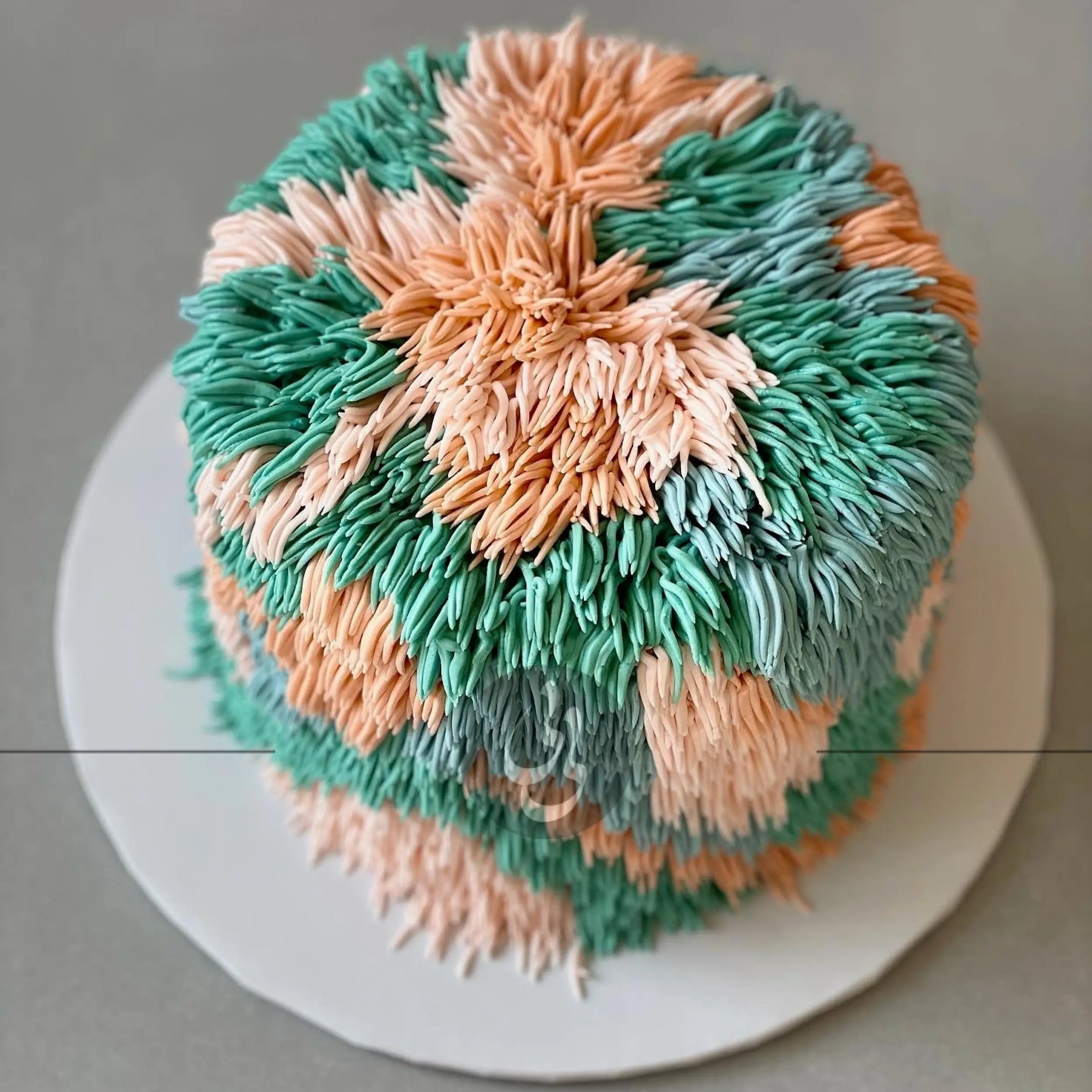 The shag on whipped cream - custom cake