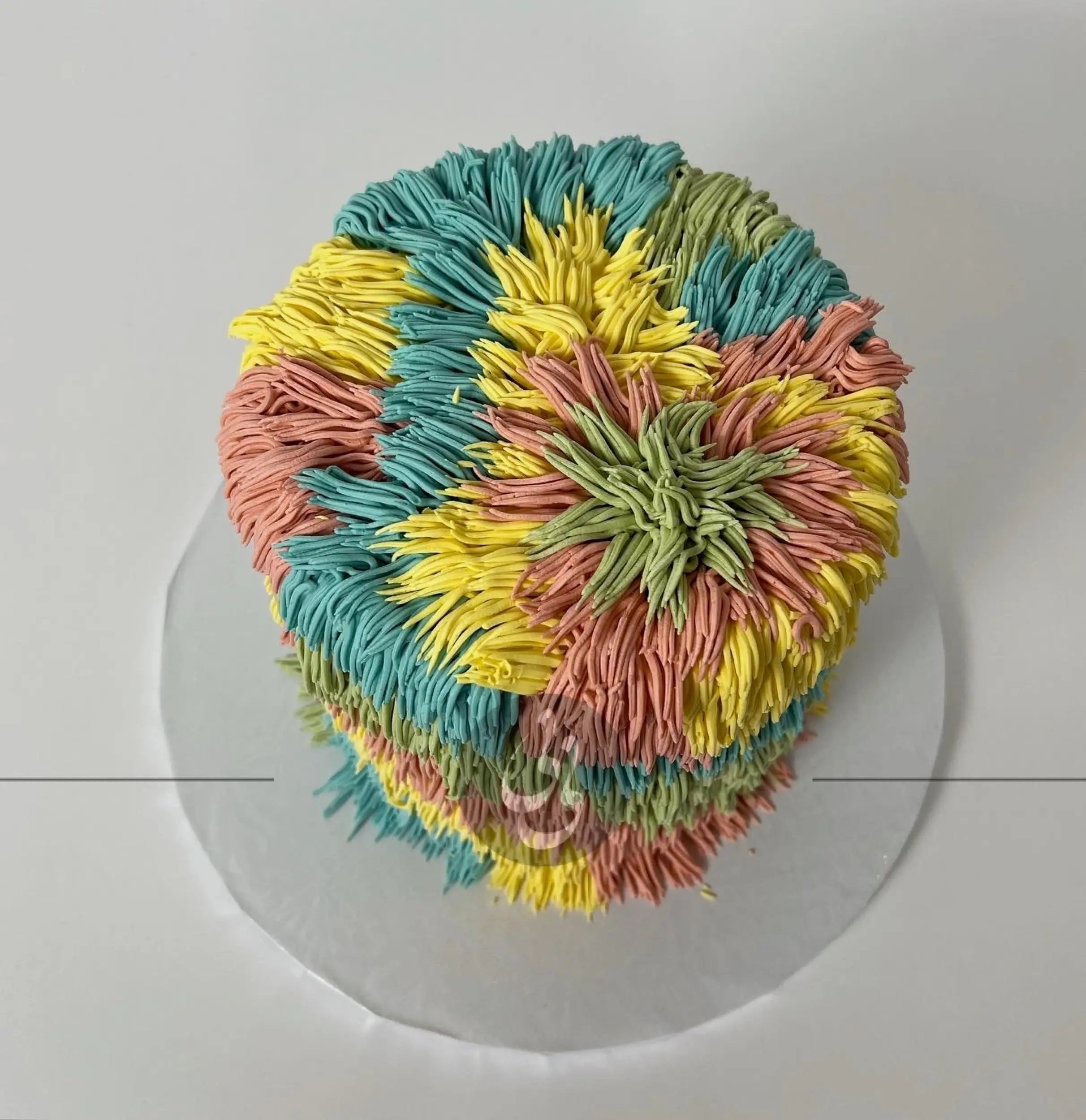 The shag on whipped cream - custom cake