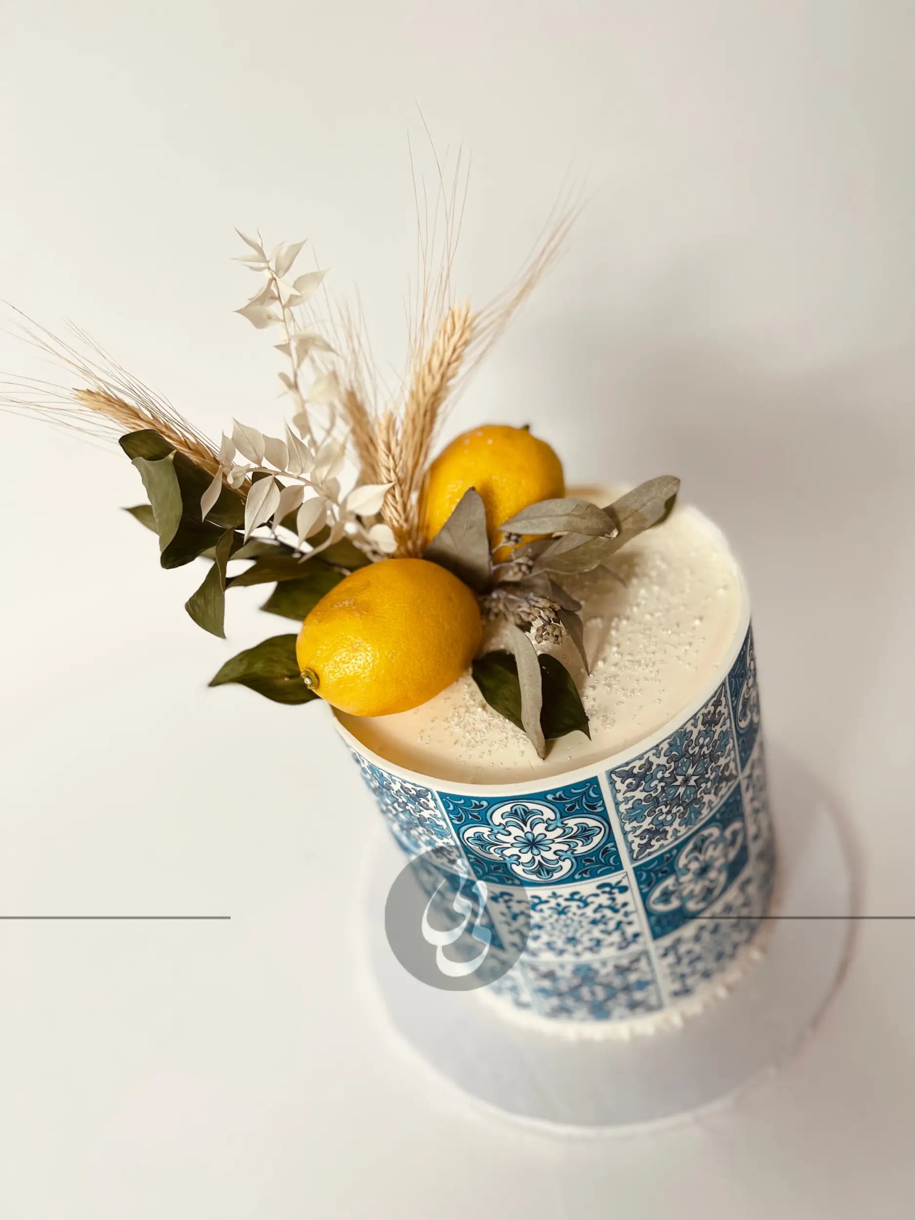 Tile edible print on buttercream - custom cake