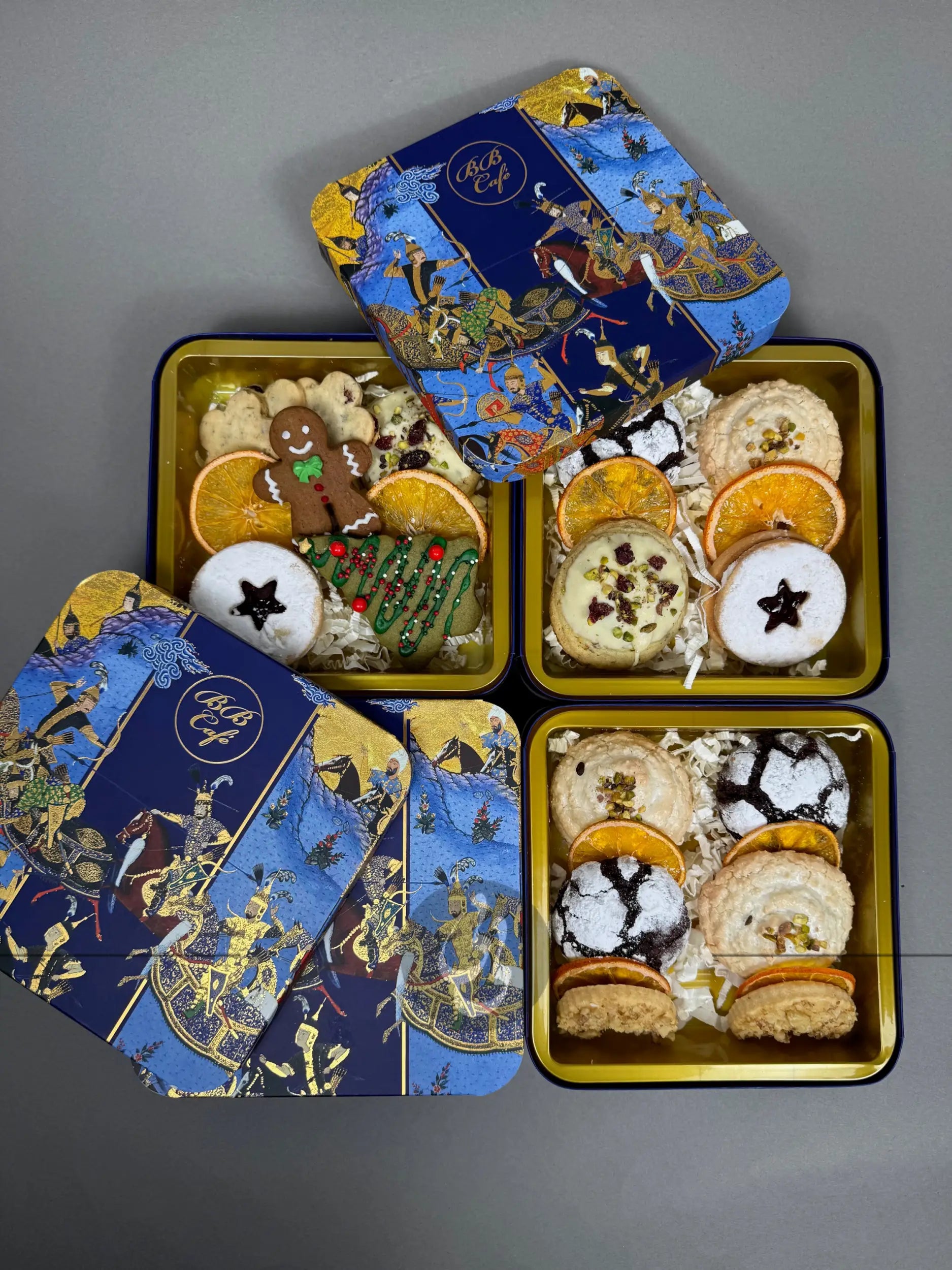 Winter holiday cookies - small box - pastry