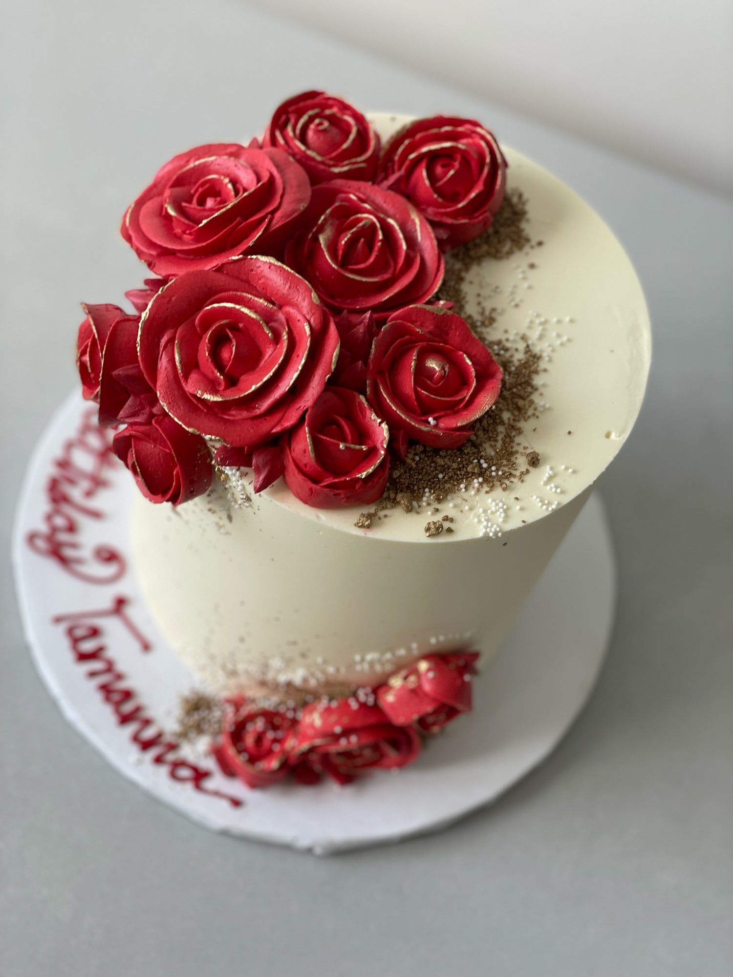 Roses in Buttercream