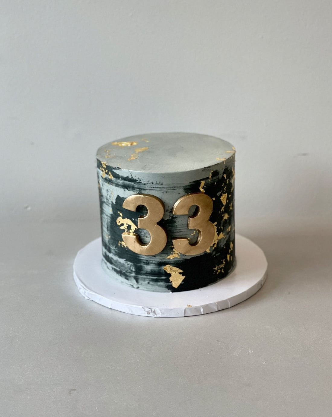 Abstract buttercream art cake - custom cake