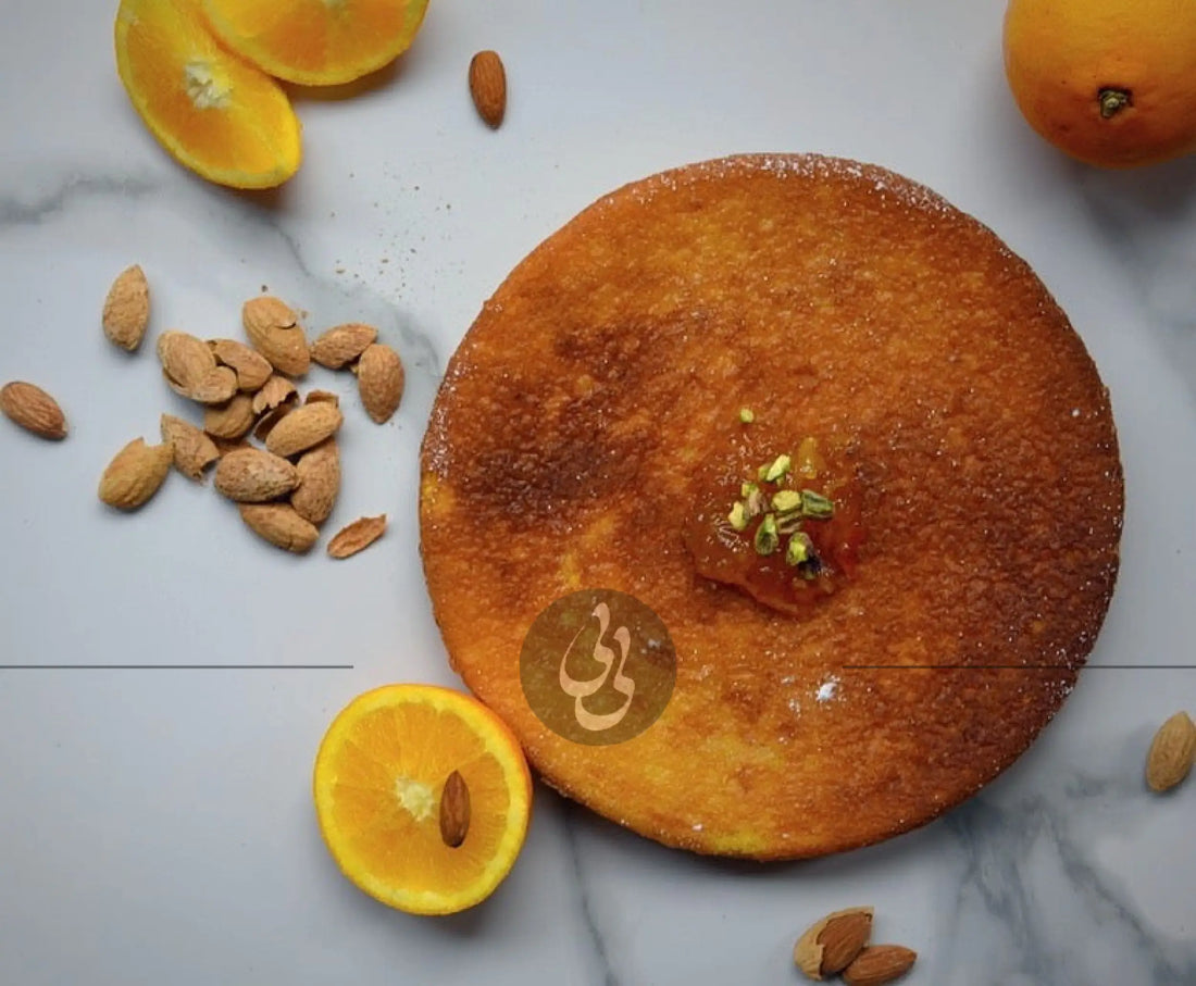 Almond orange cake (no-gluten no-dairy) - classic cake