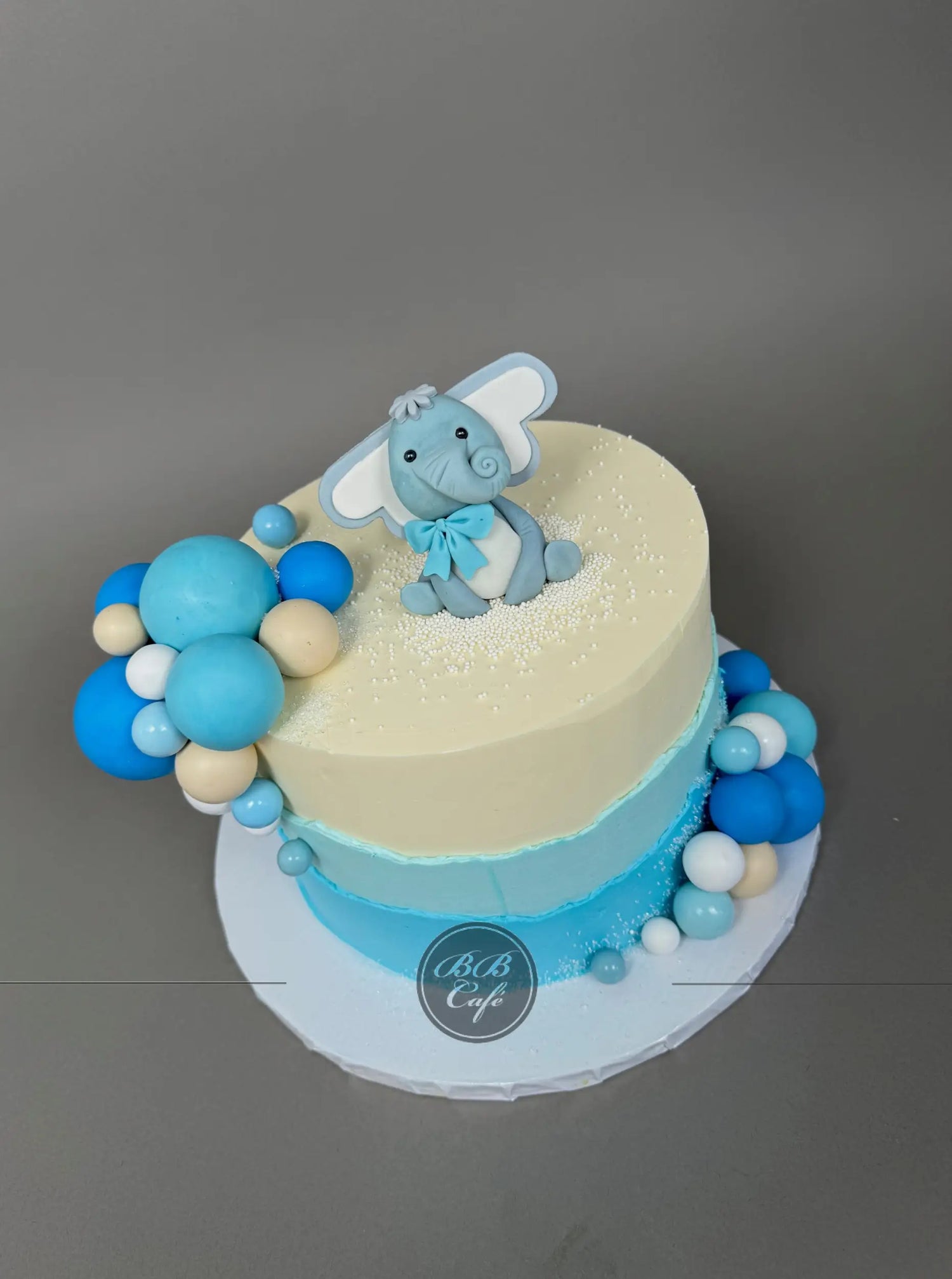 Animals &amp; spheres - custom cake