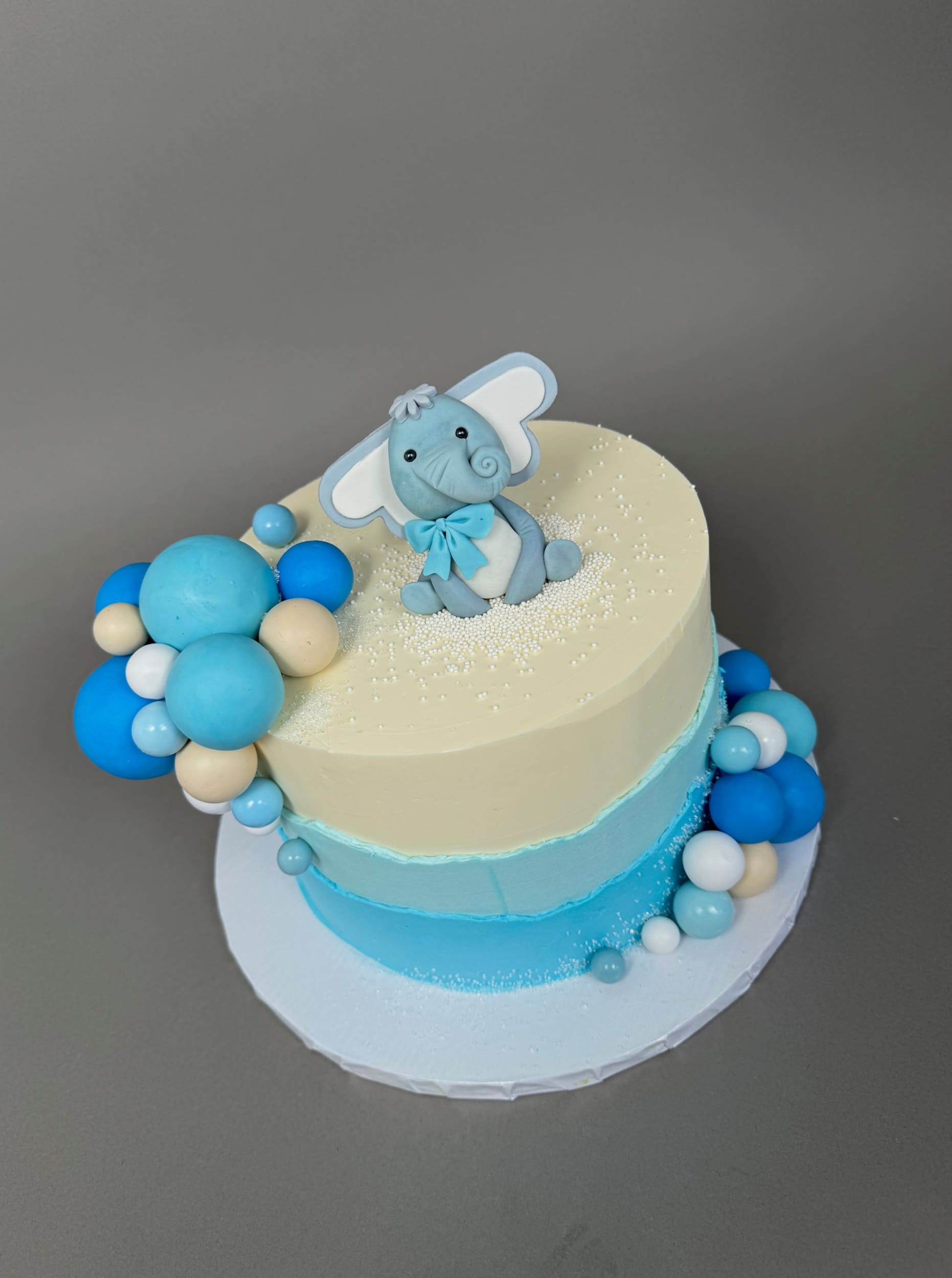 Animals &amp; spheres - custom cake