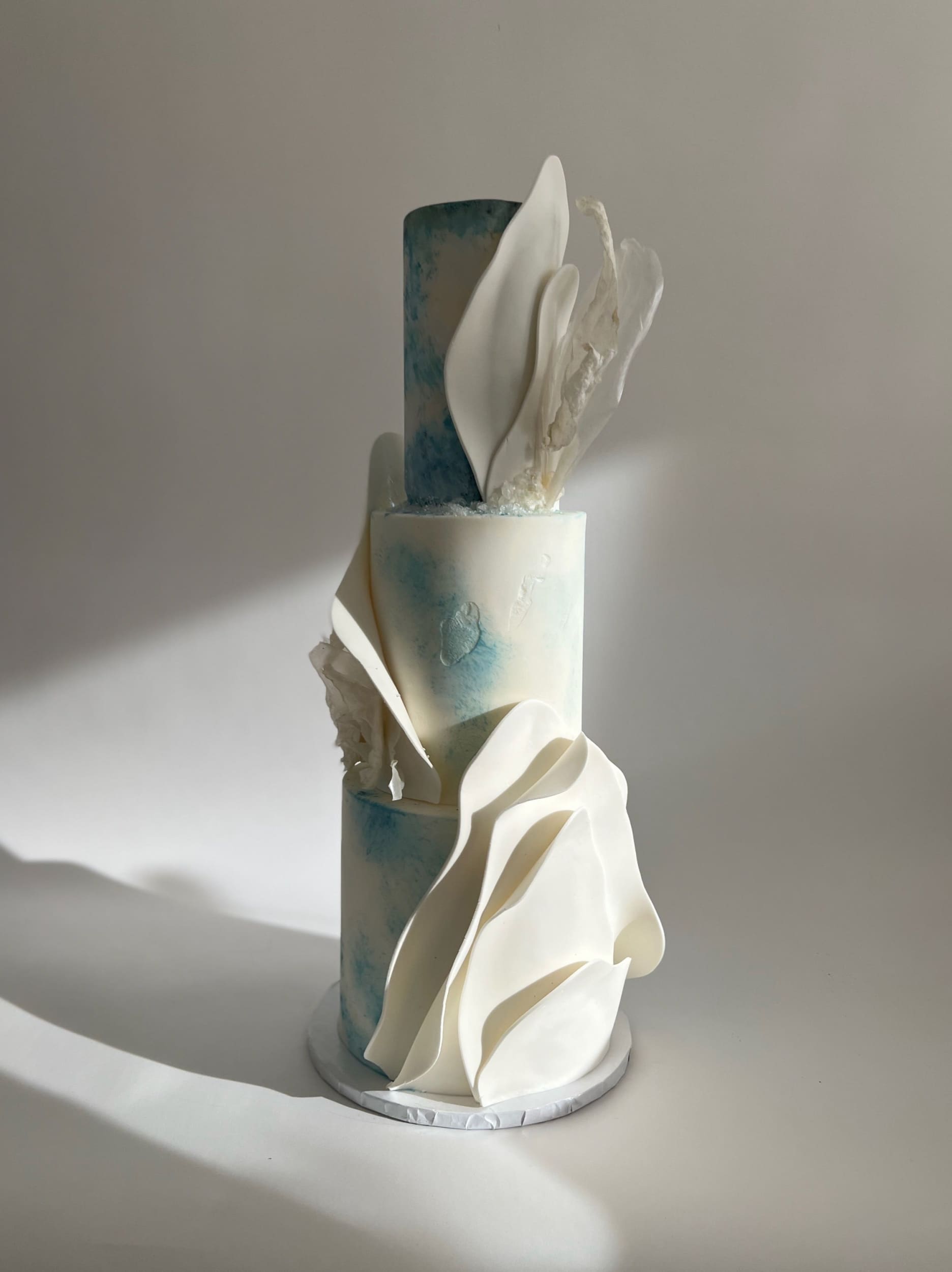 Architectural sails - wedding cake