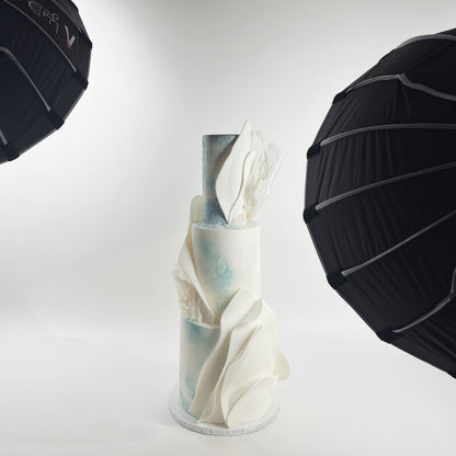 Architectural sails - wedding cake