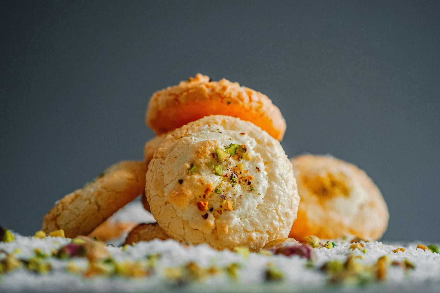 Assorted trio (walnut coconut almond cookies) - شیرنی گردوی نارگیلی بادامی - cookie