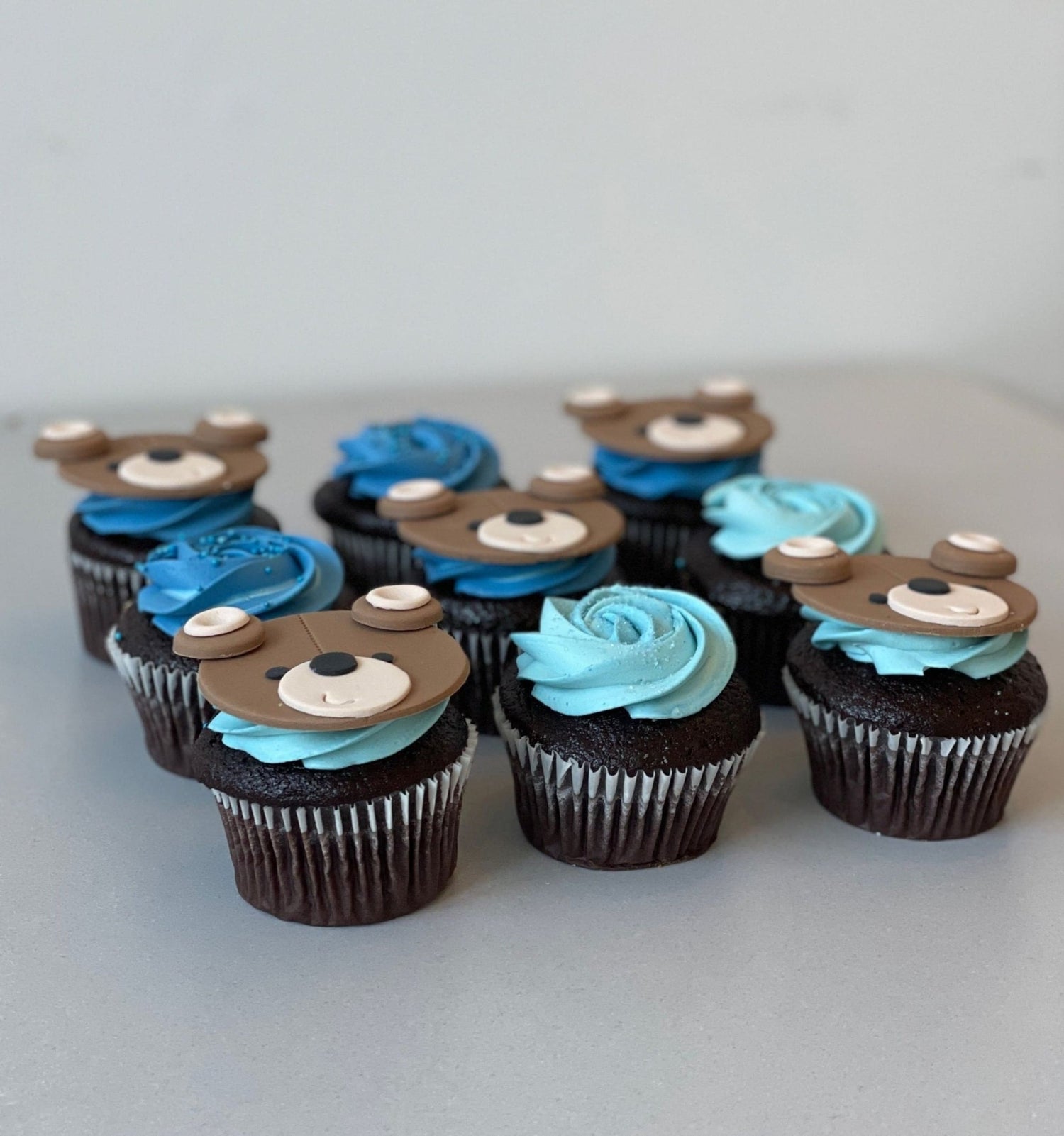 Bear face cupcake - cupcake