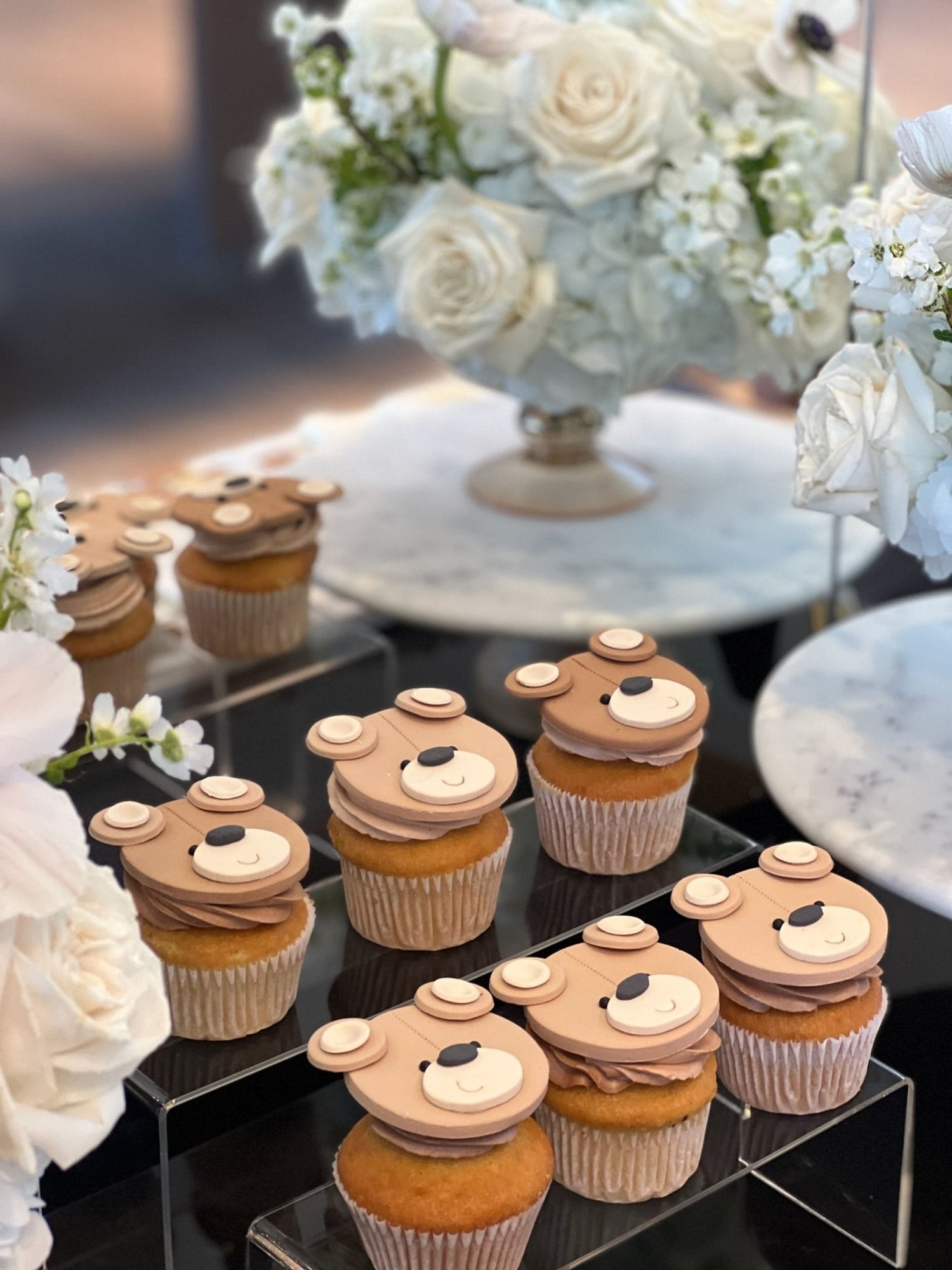 Bear face cupcake - cupcake