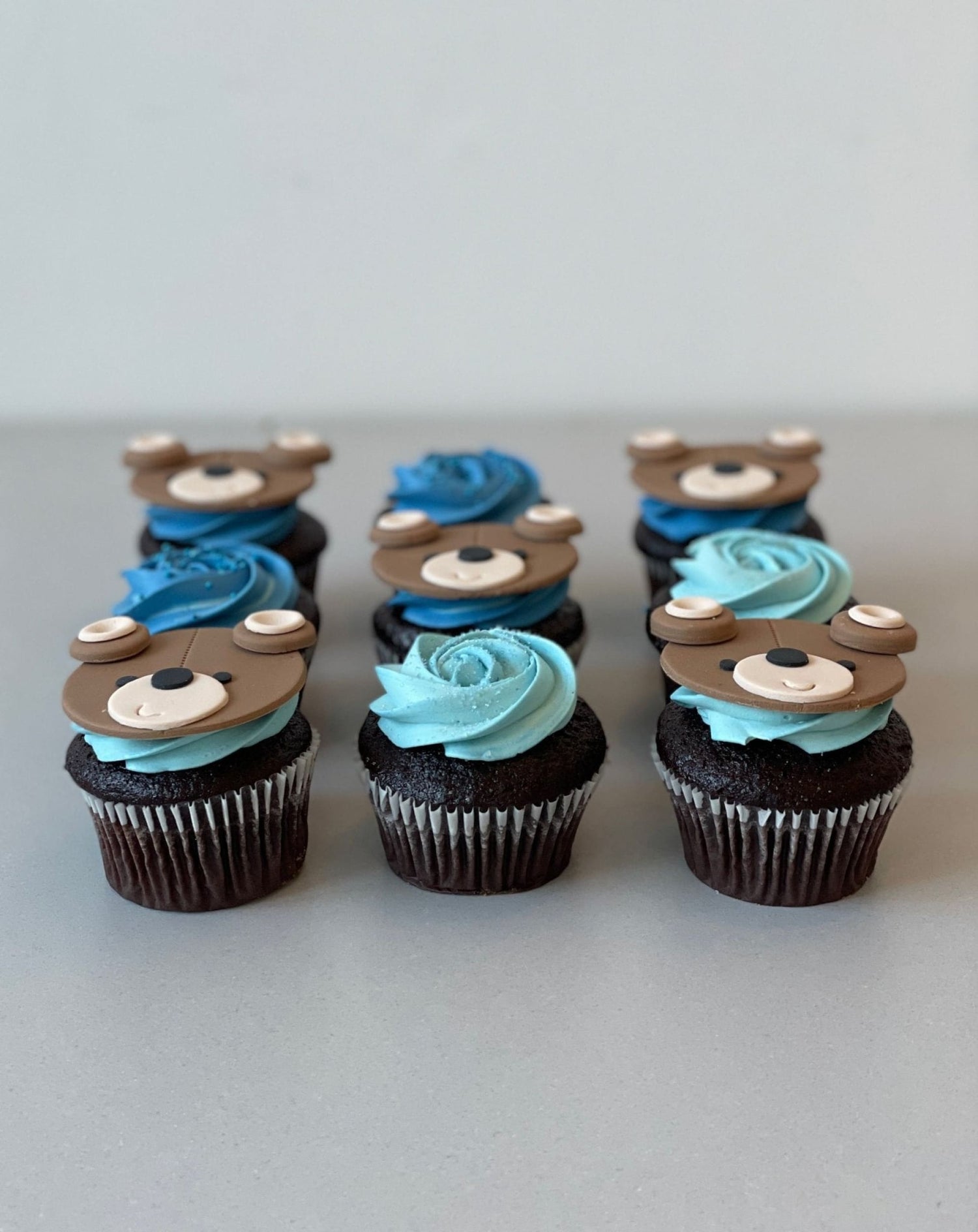 Bear face cupcake - cupcake