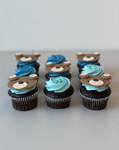 Bear face cupcake - cupcake