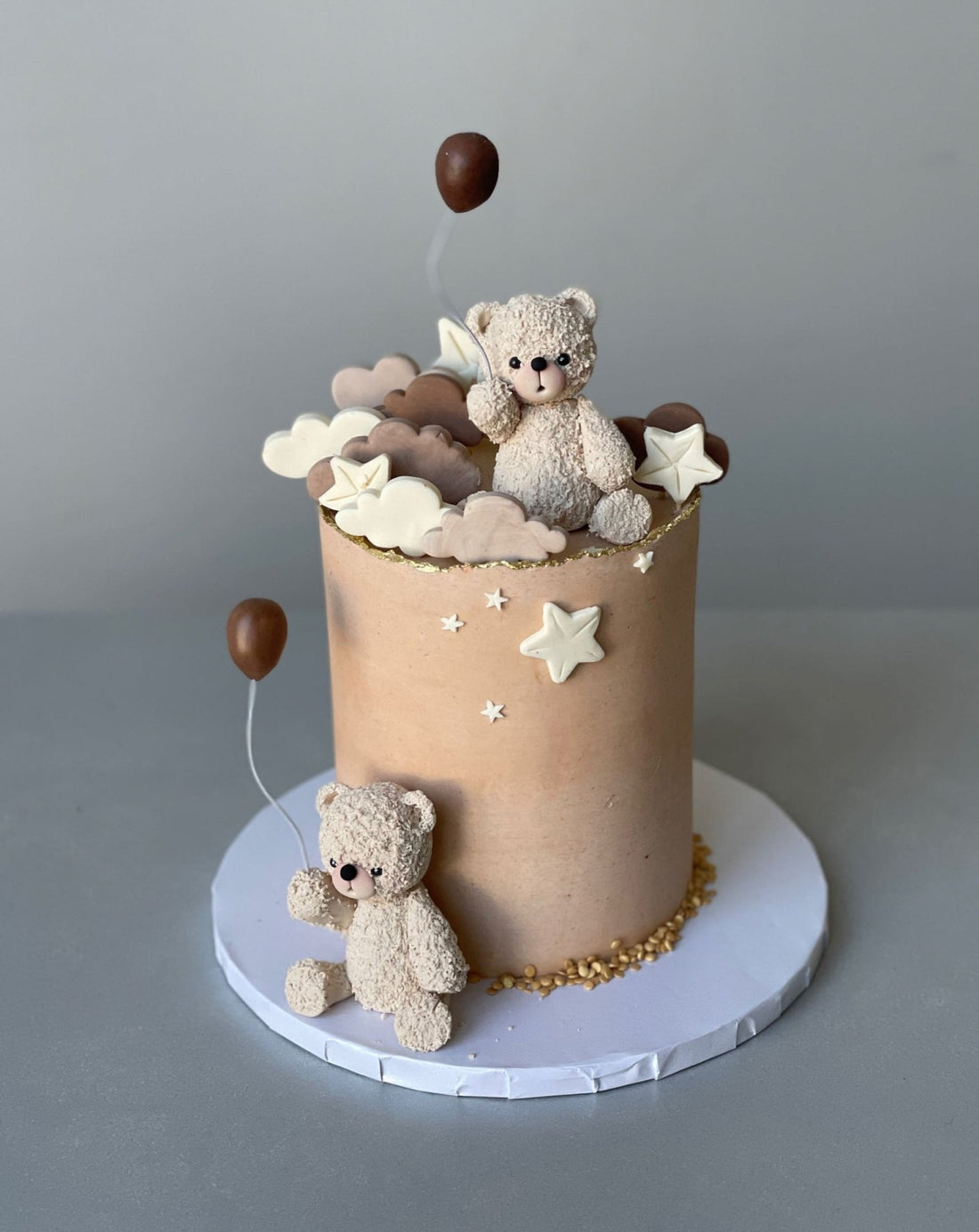 Bears in the clouds - custom cake