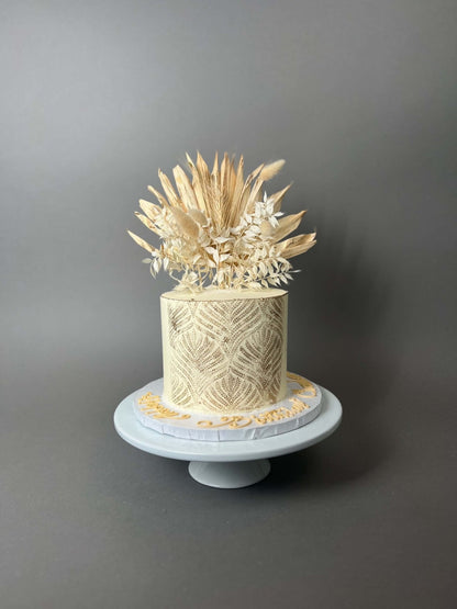 Boho grand buttercream - custom cake